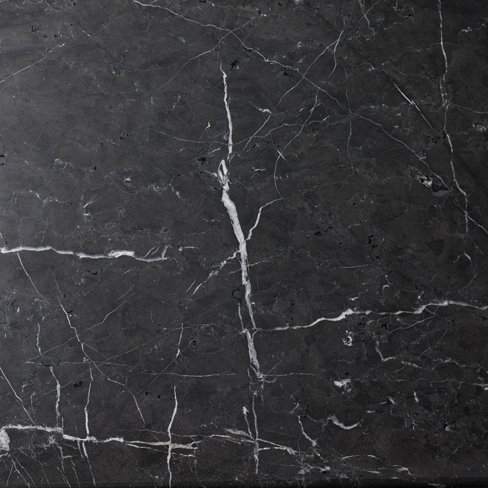 Four Hands Tatum Walnut Natural Small Cabinet full product view, Solid Marble