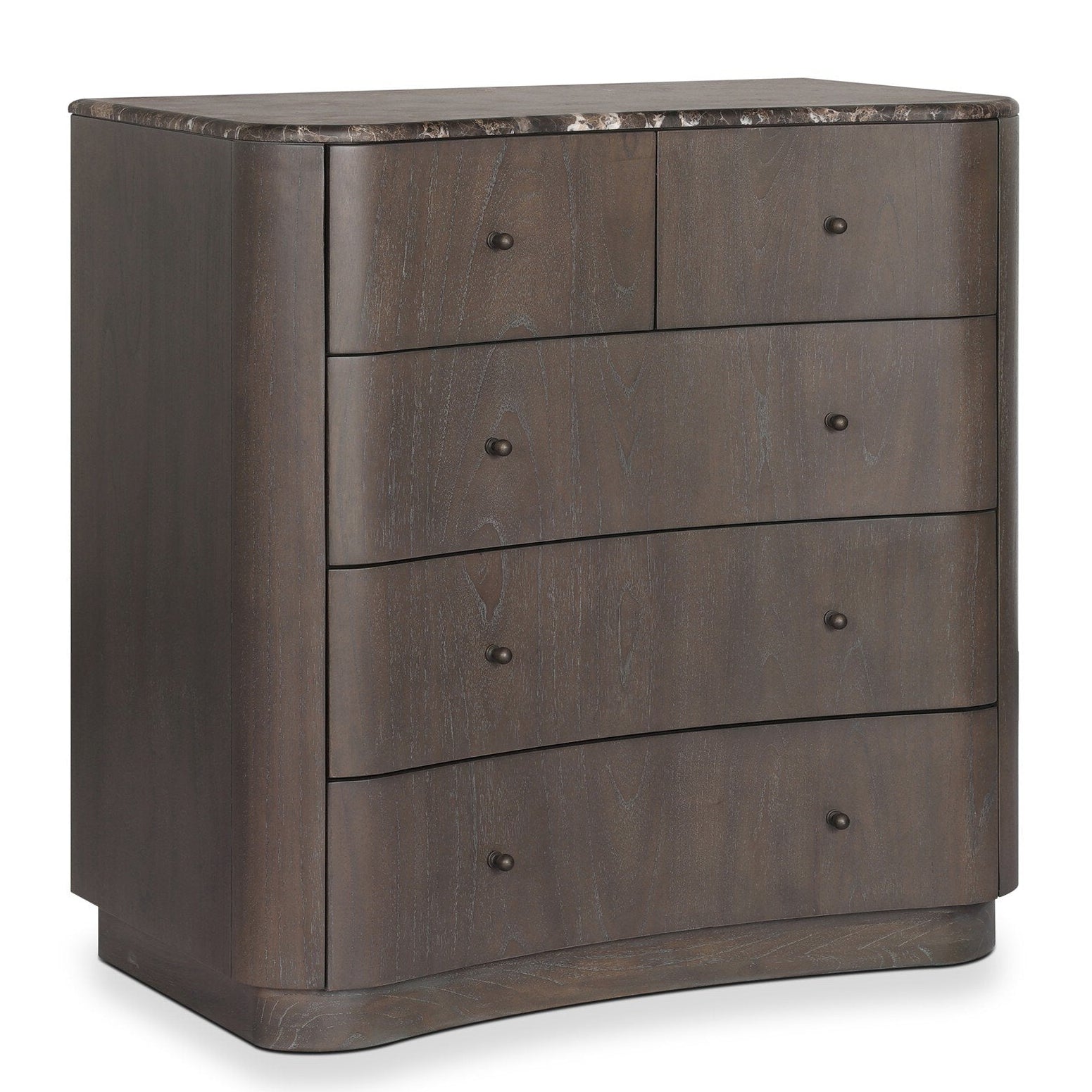 Four Hands Boa Espresso Mindi Chest — styled view