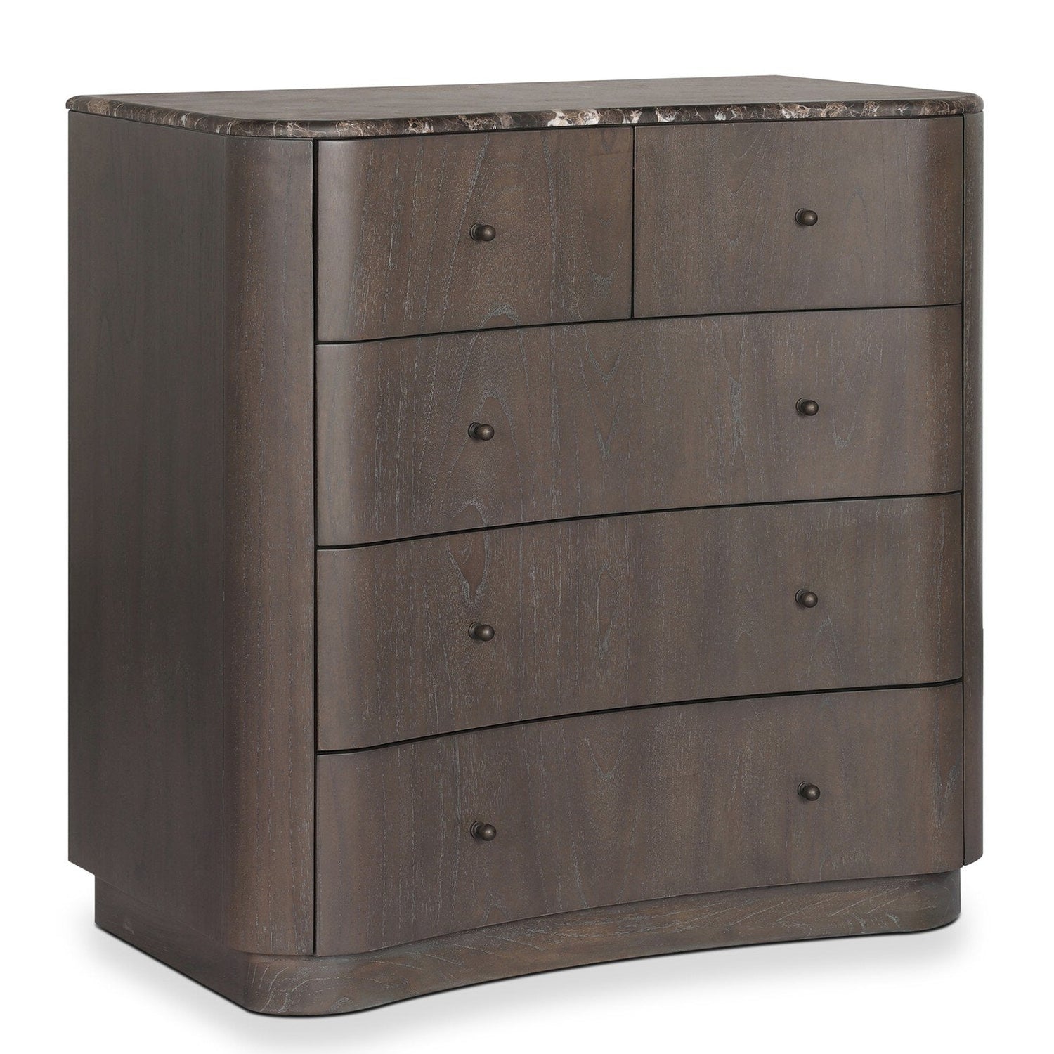 Four Hands Boa Espresso Mindi Chest — styled view