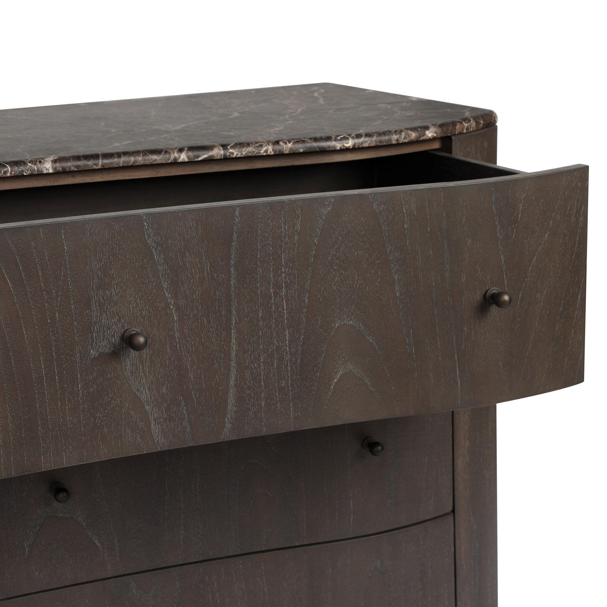 Four Hands Boa Espresso Mindi 6 Drawer Dresser — construction detail