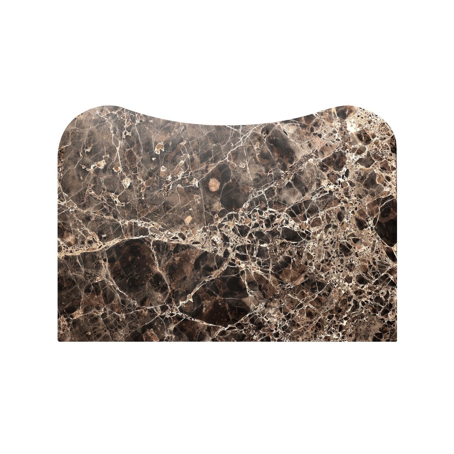 Four Hands Boa Dark Honed Emperador Marble Nightstand