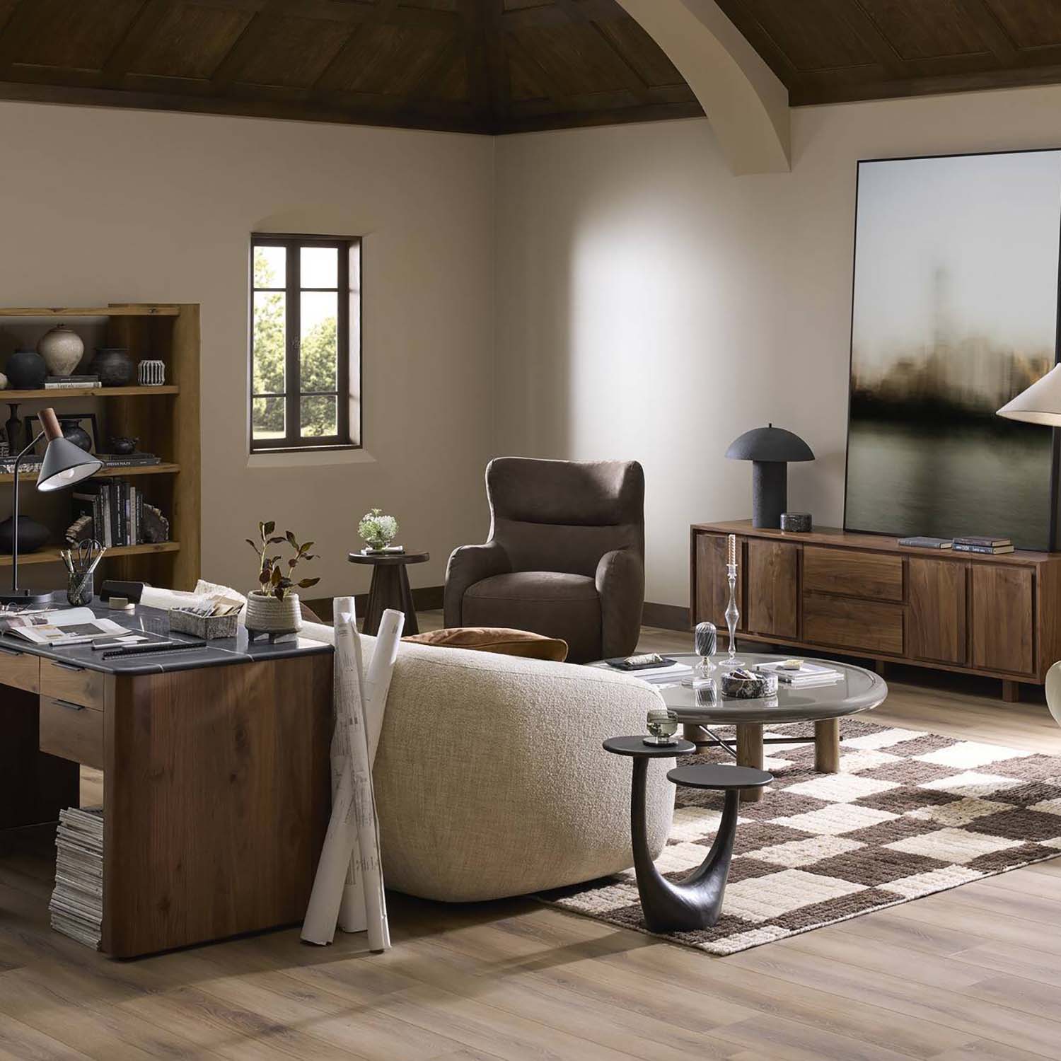 Four Hands Mardell Swivel Chair