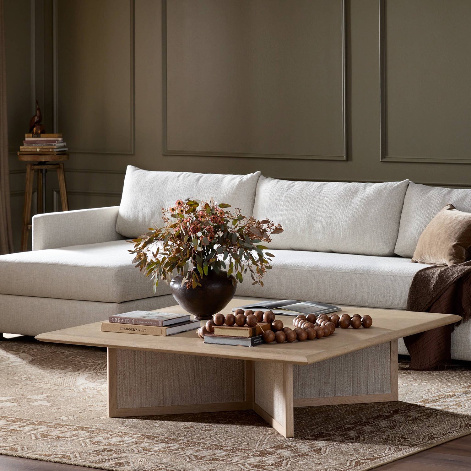 Four Hands Rosenell Square Coffee Table