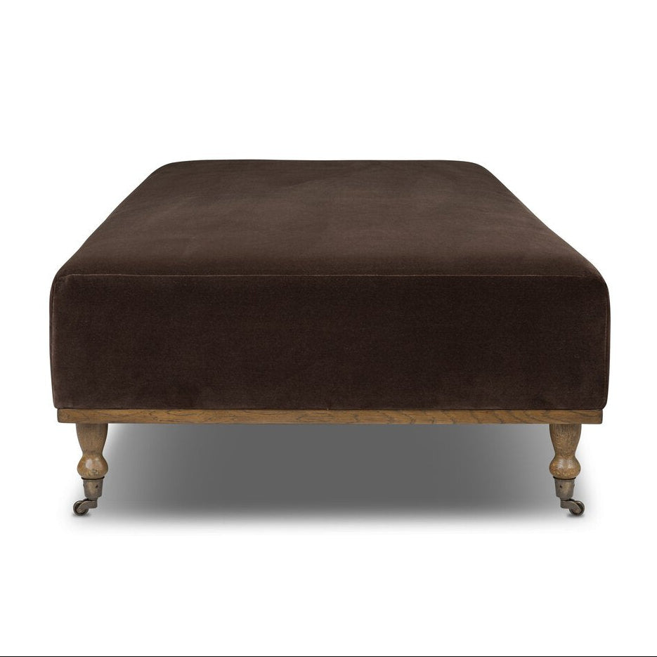 Four Hands Harlin Surrey Cocoa Cocktail Ottoman