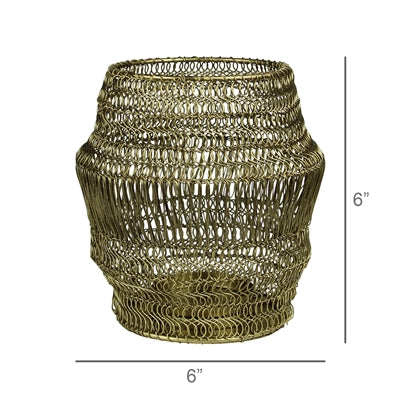 Manza Wire Tealight Holder Set of 3