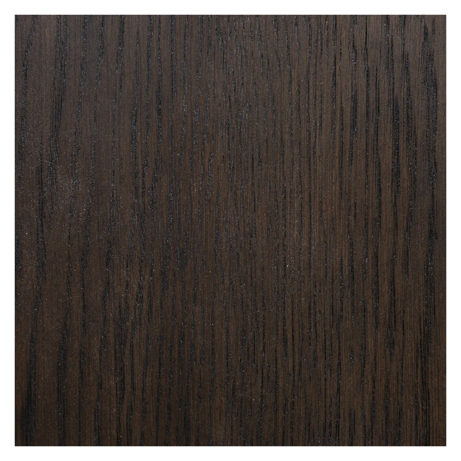 Four Hands Thorton Laughlin Café Dining Chair Set of 2 with smoked black oak veneer on bent legs, close-up detail of fabric, view 4