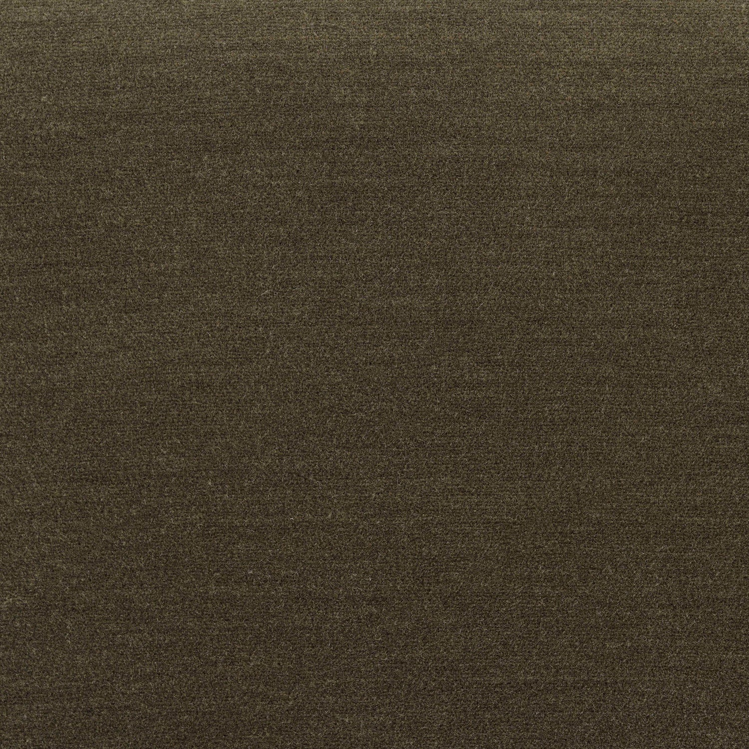 Four Hands Artie Wool Dining Chair in Monte Olive on drifted oak, close-up detail of tufted channeling, view 7