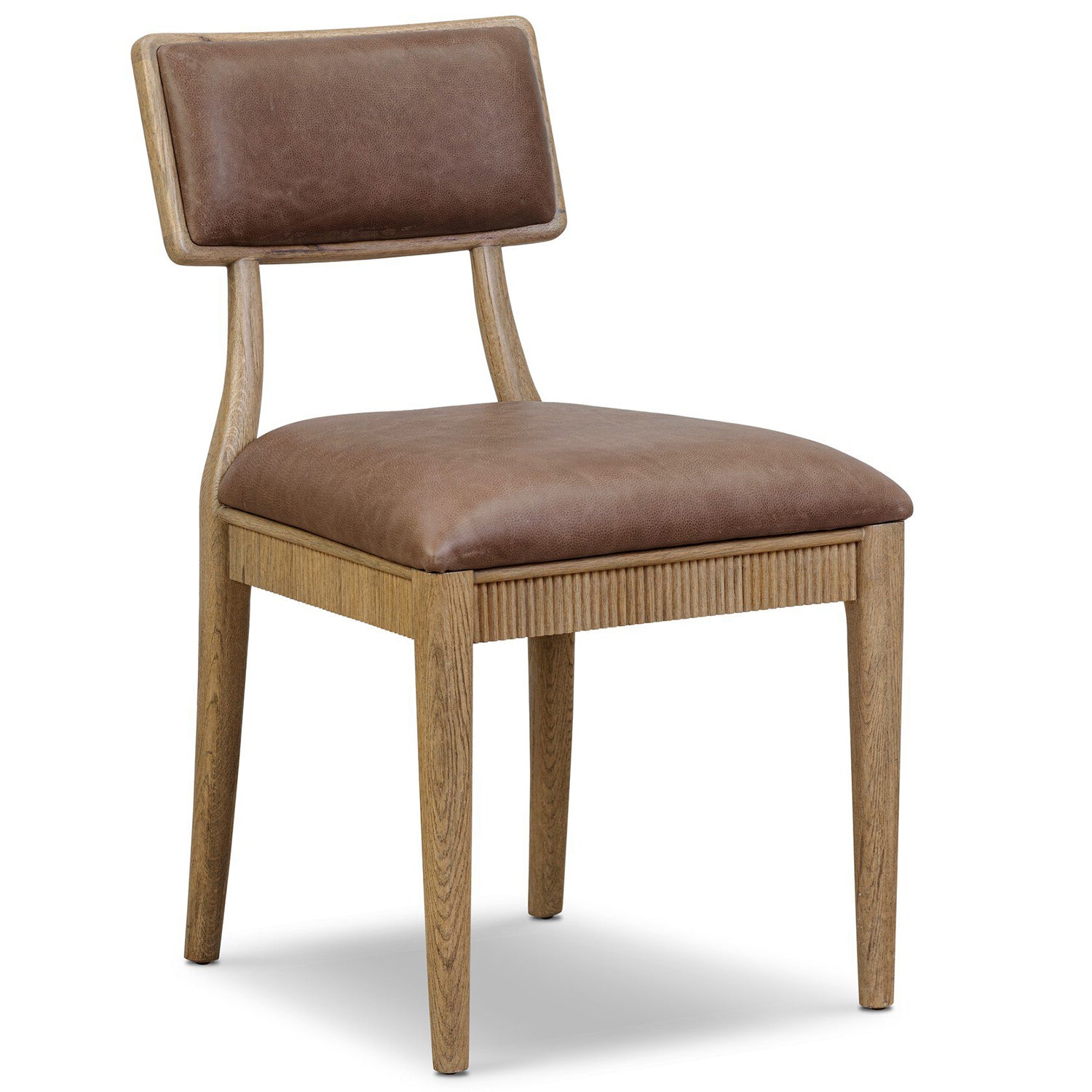 Four Hands Burkhart Leather Dining Chair Set of 2