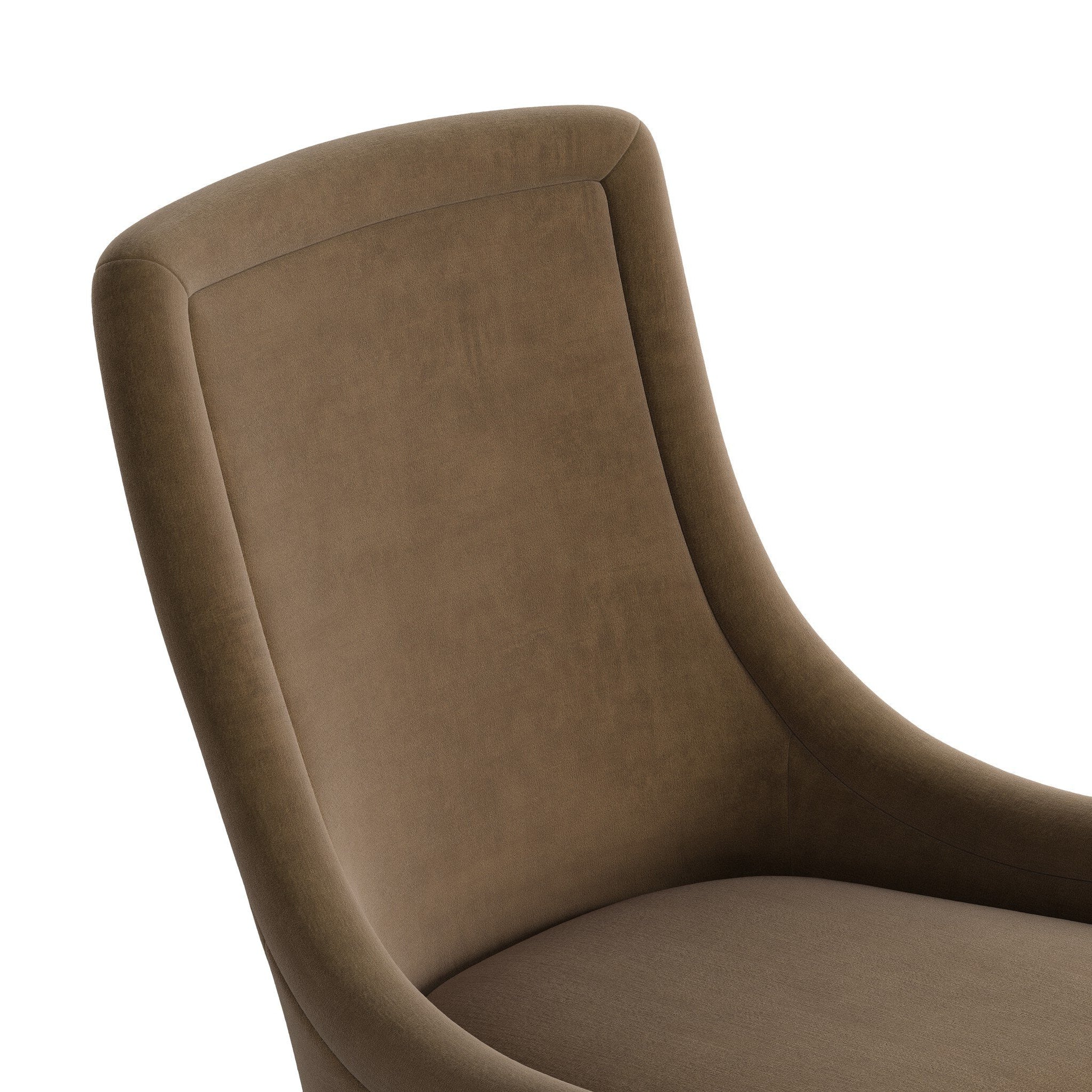 Four Hands Blaire Monte Mushroom Dining Chair — material and finish detail
