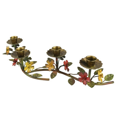 Flower Branch Taper Candle Holder