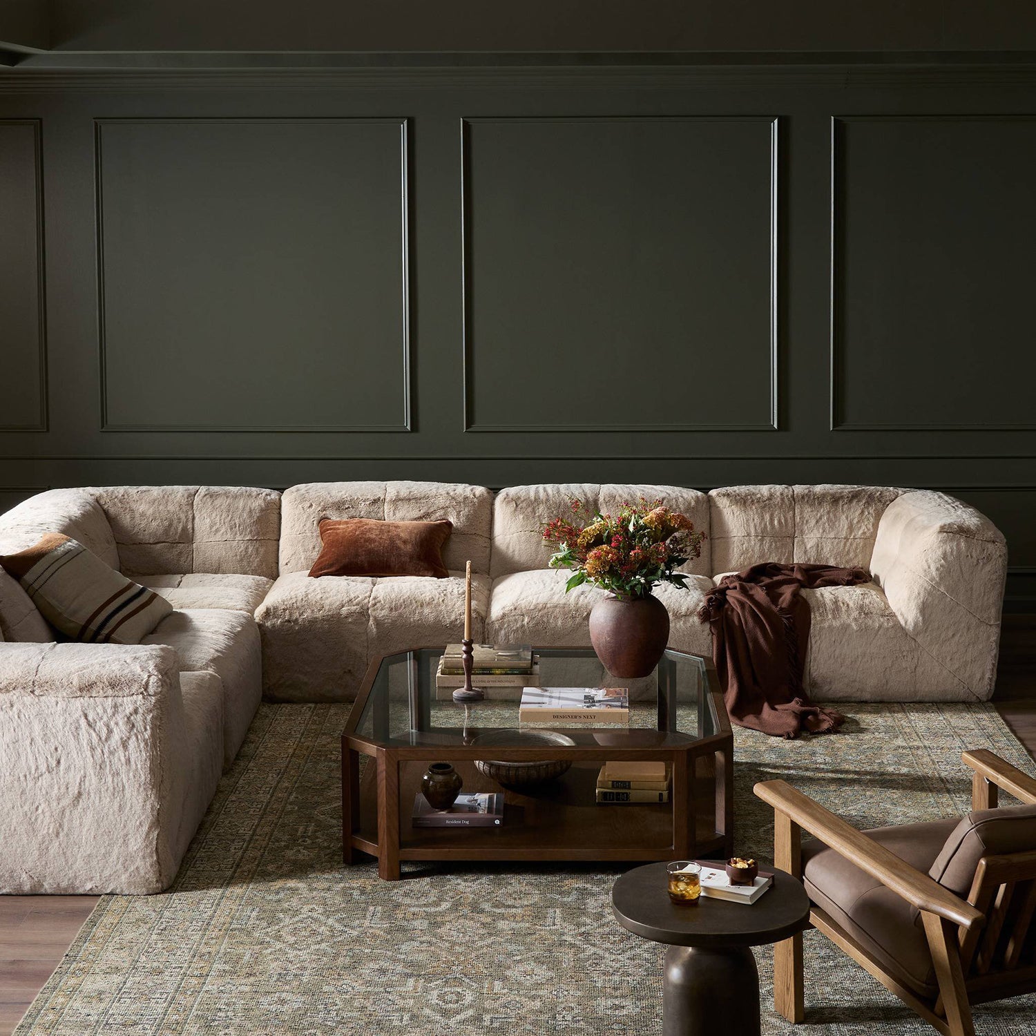 Four Hands Miles 6 Piece Sectional Sofa