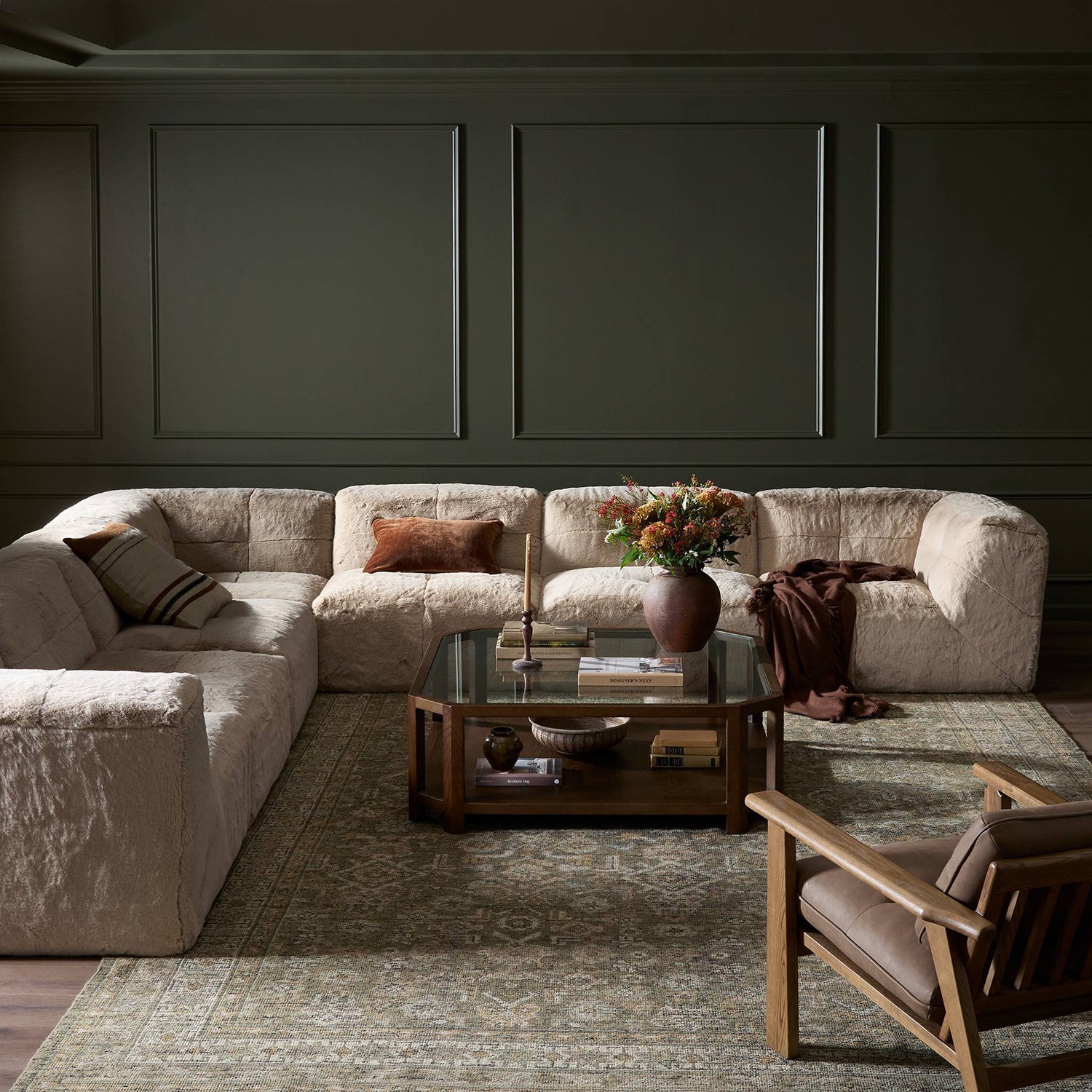 Four Hands Miles 7 Piece Sectional Sofa