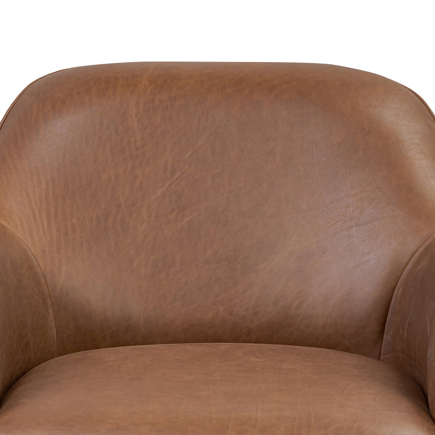 Four Hands Bethany Leather Swivel Chair