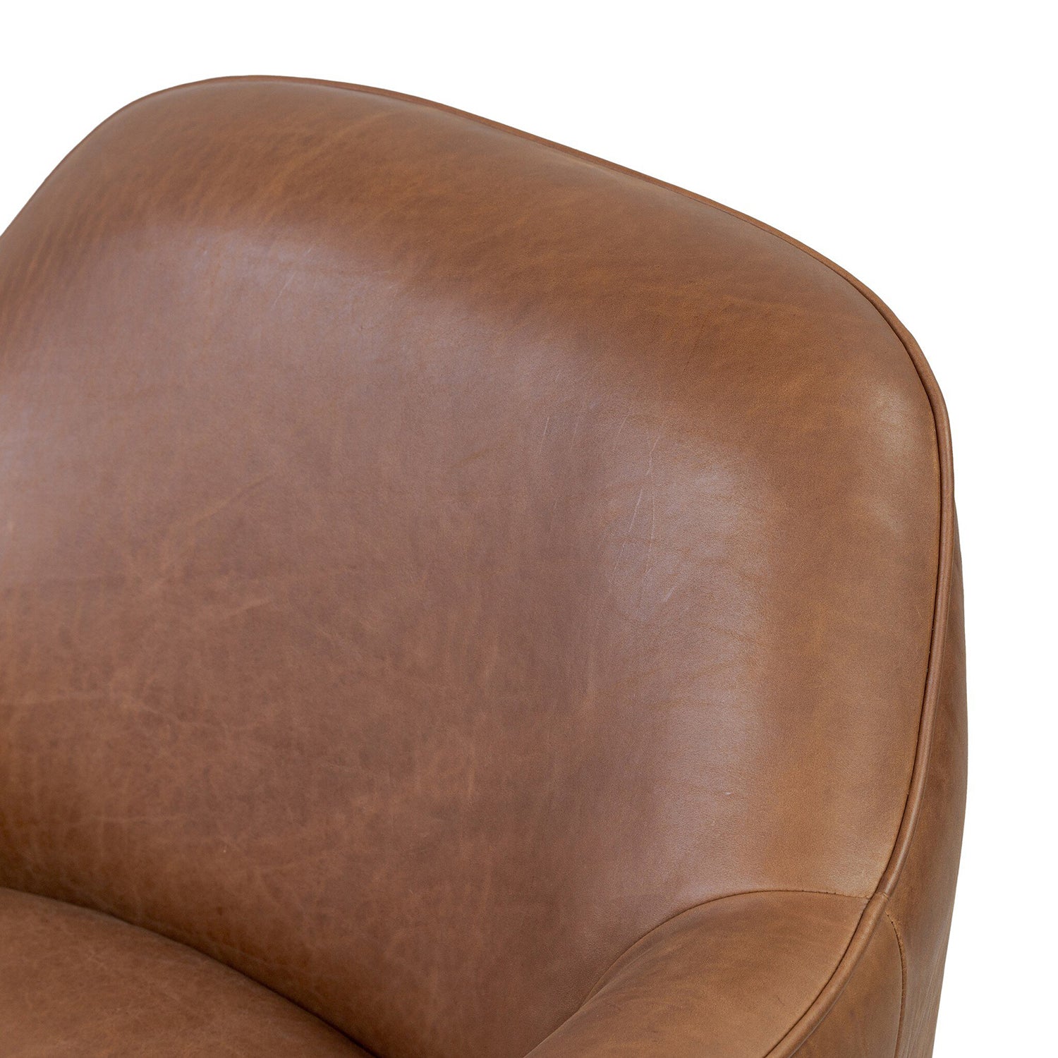 Four Hands Bethany Leather Swivel Chair