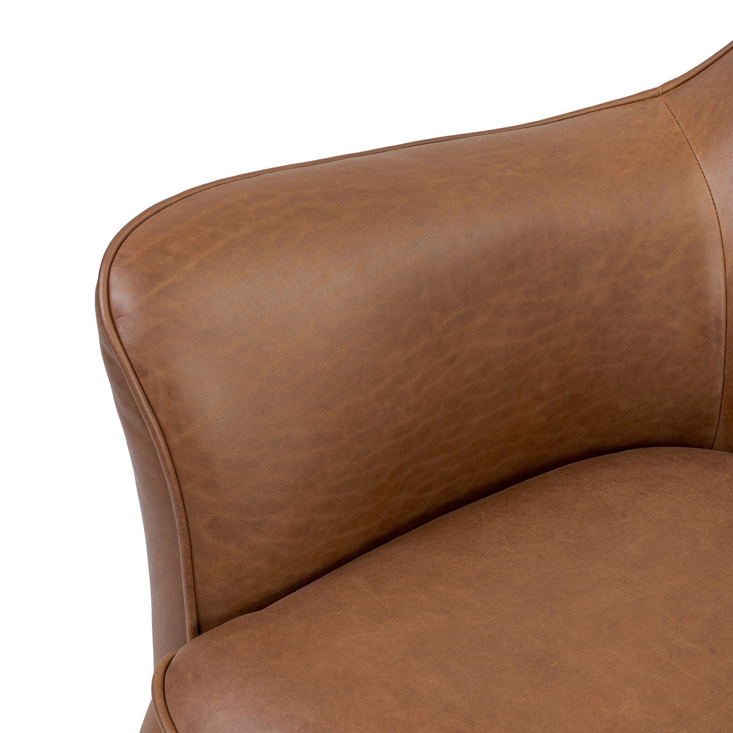 Four Hands Bethany Leather Swivel Chair