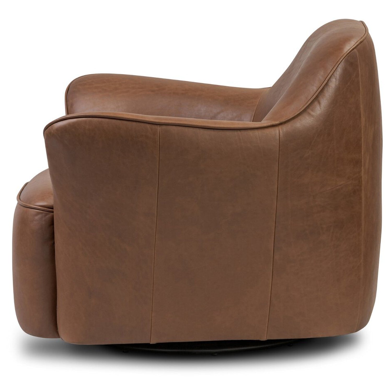 Four Hands Bethany Leather Swivel Chair