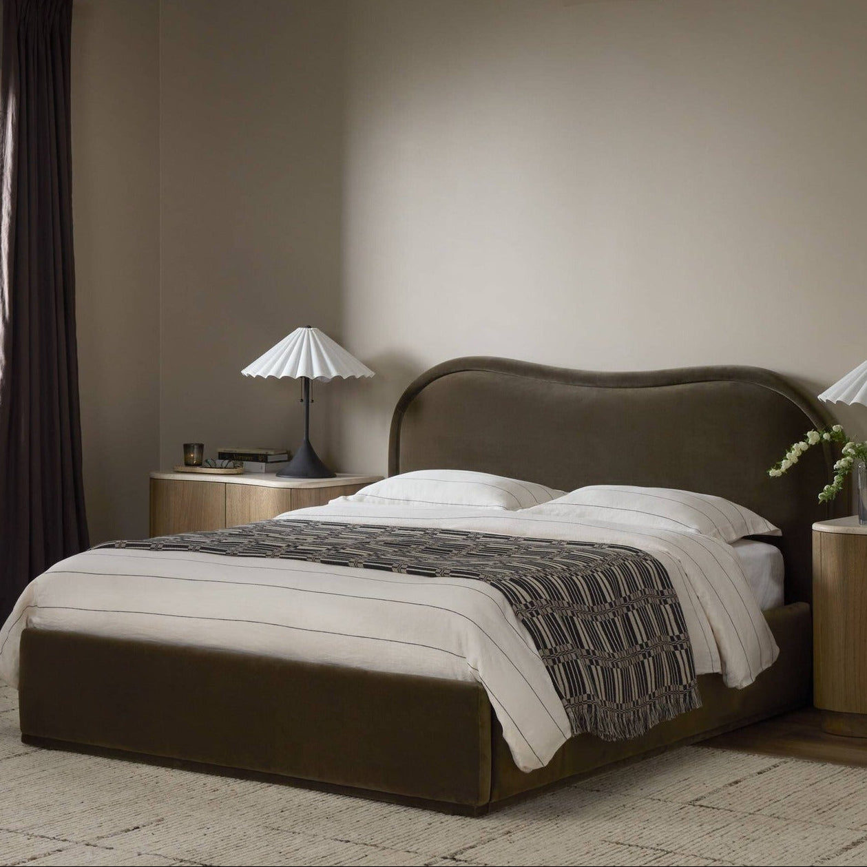 Four Hands Julia Surrey Olive Bed
