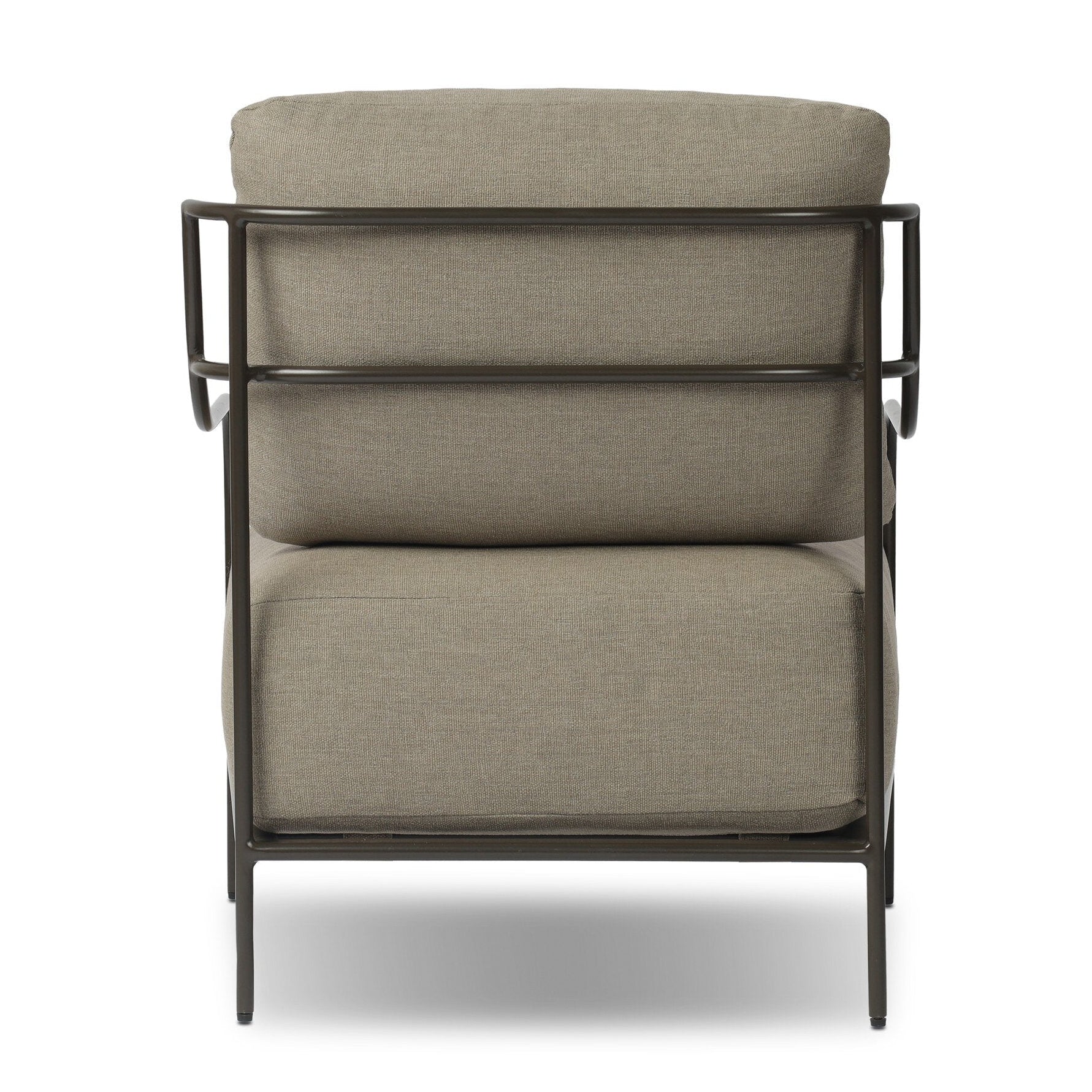 Four Hands Segovia Alessi Fawn Outdoor Chair back view