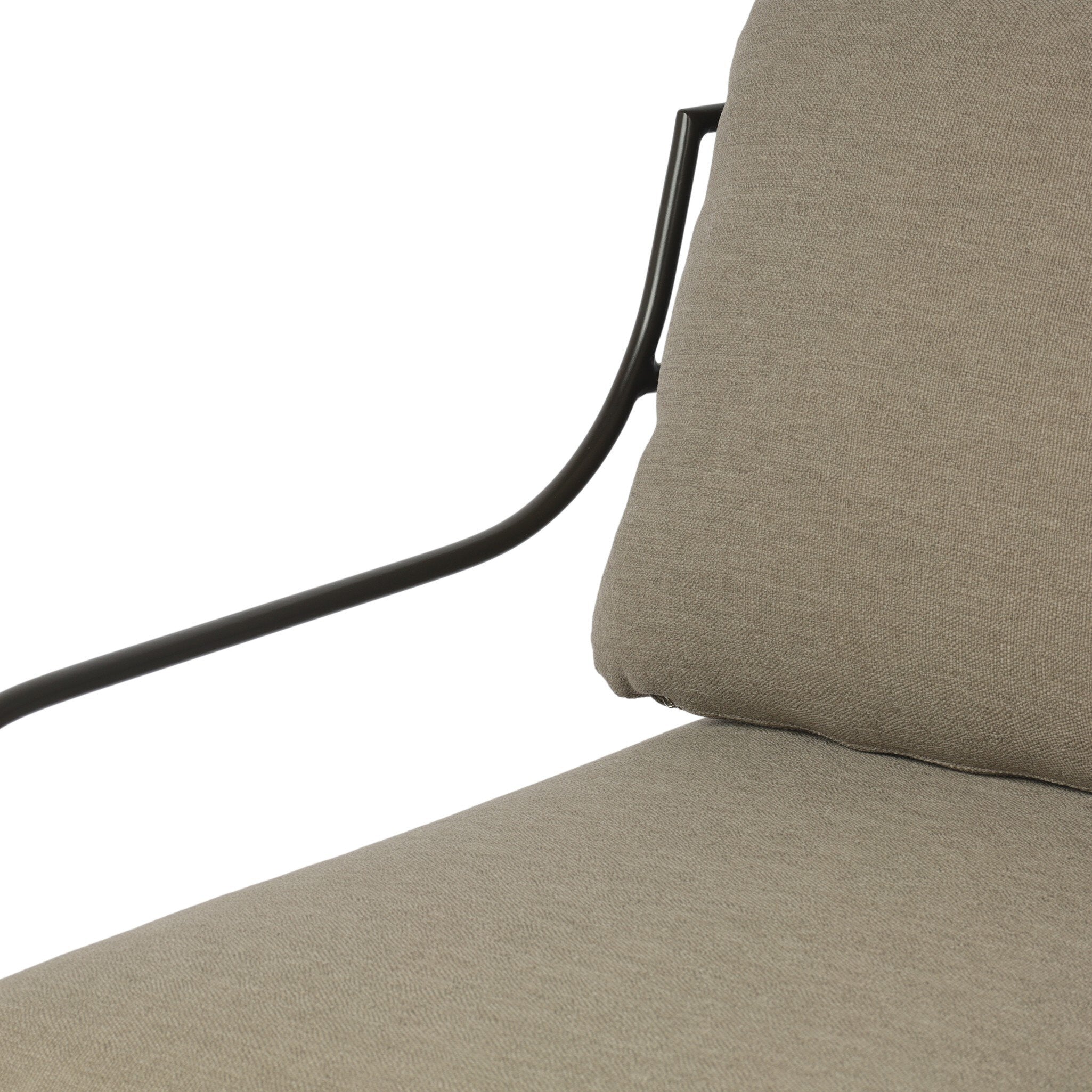 Four Hands Segovia Alessi Fawn Outdoor Chair — material close-up