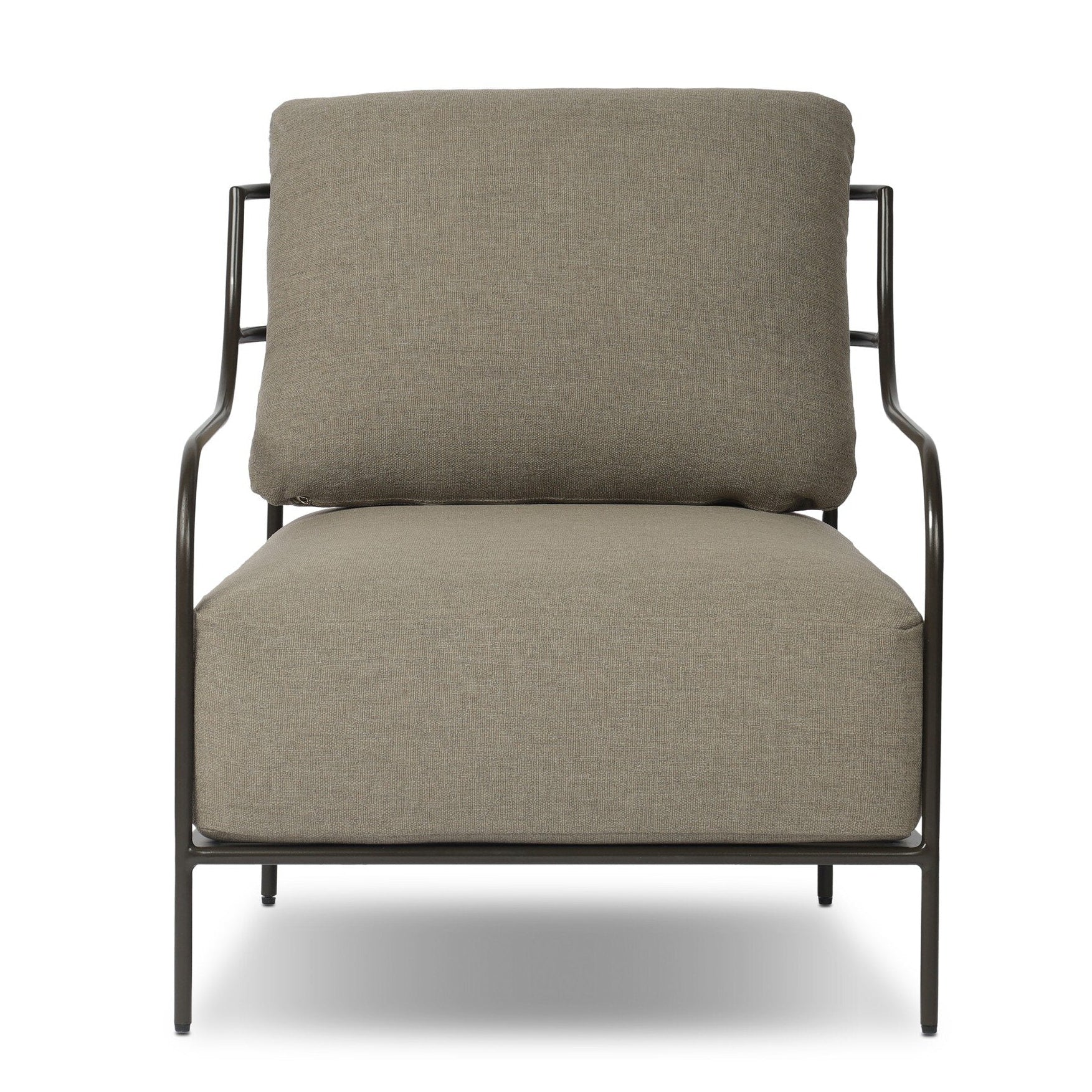Four Hands Segovia Alessi Fawn Outdoor Chair front view