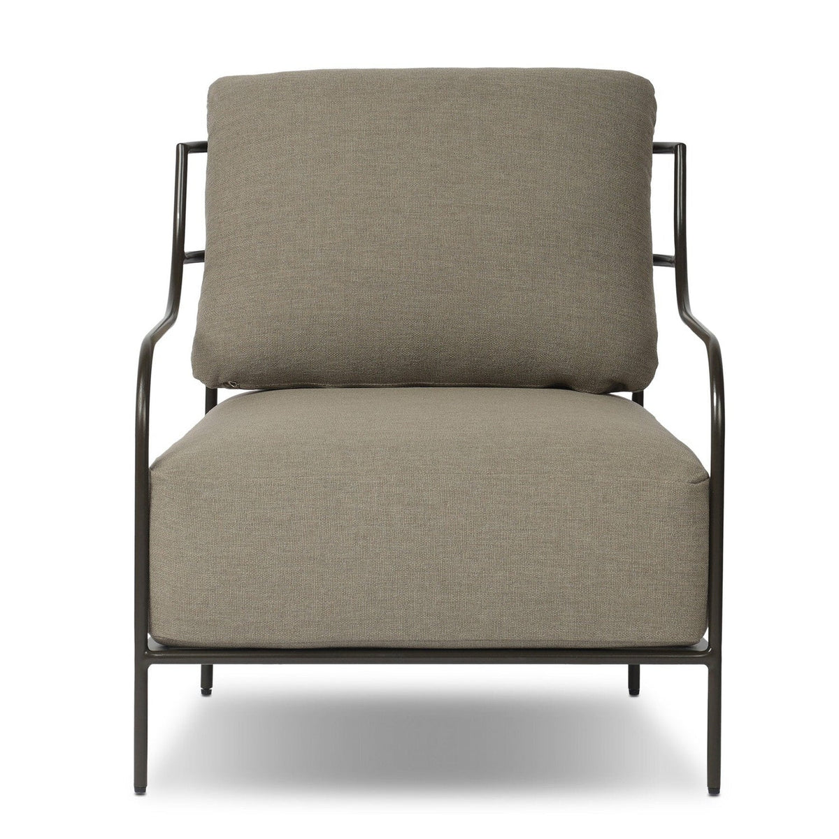 Four Hands Segovia Alessi Fawn Outdoor Chair front view