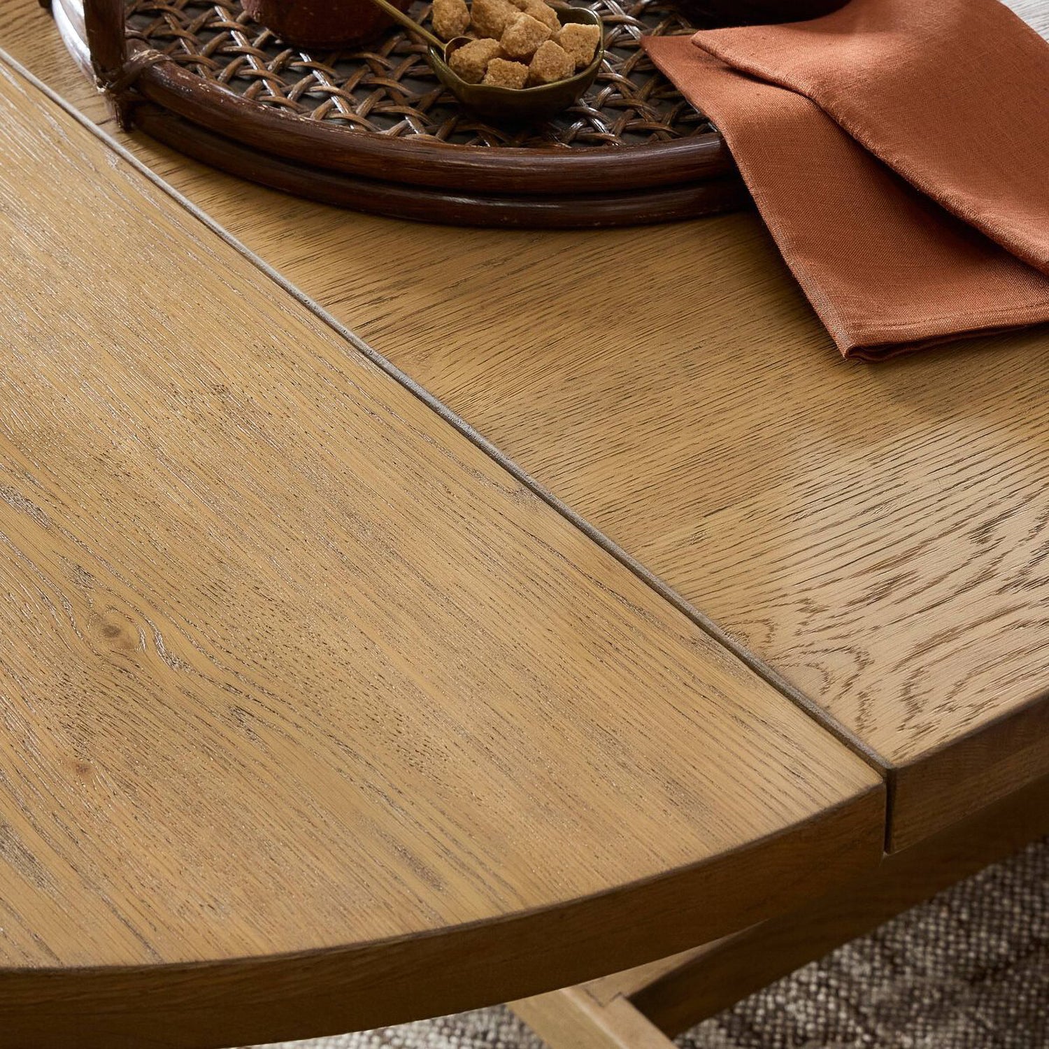 Four Hands Blinn Oval Leaf Extension Dining Table