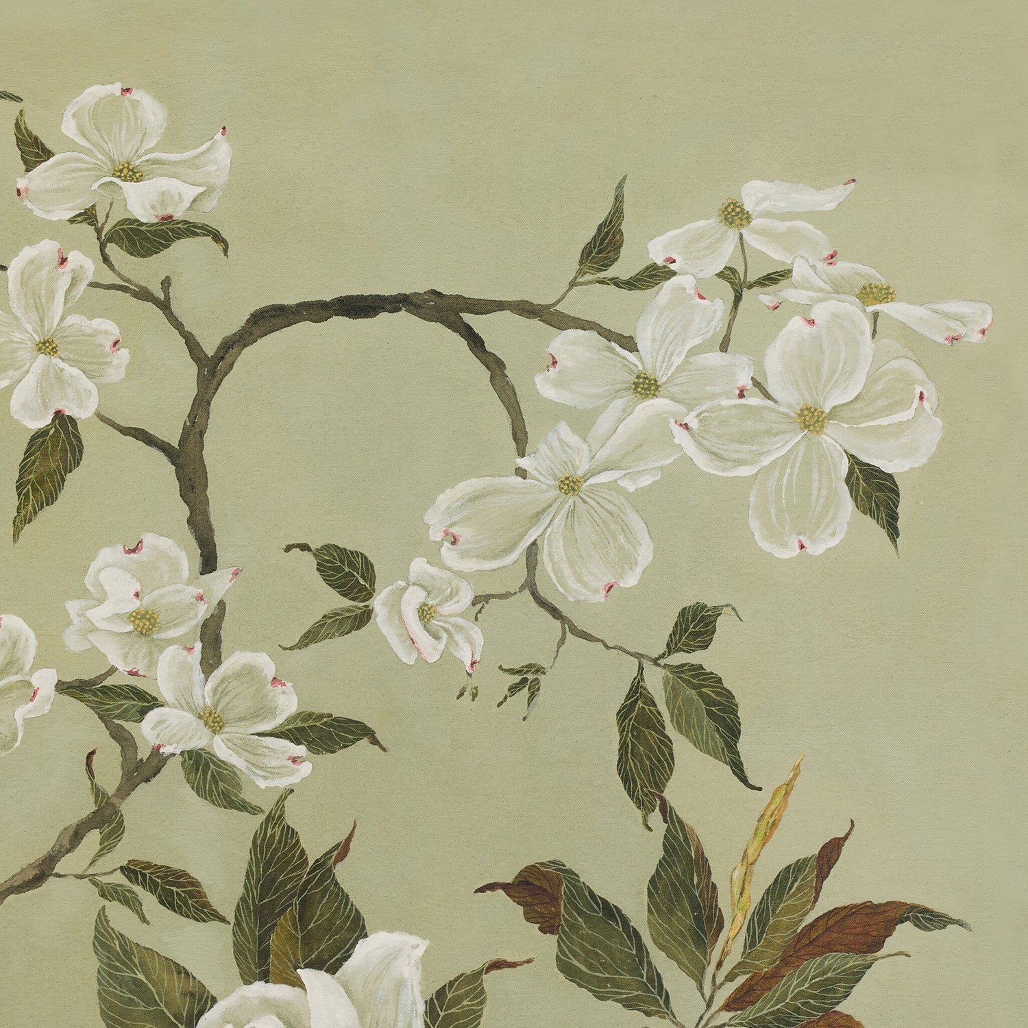 Four Hands x Laurel-Dawn Latshaw Green Chinoiserie Framed Art