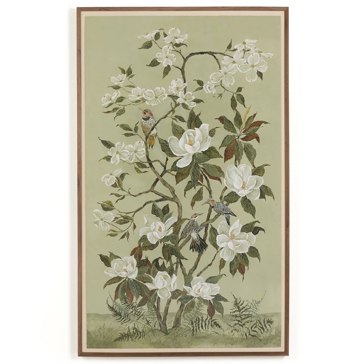 Four Hands x Laurel-Dawn Latshaw Green Chinoiserie Framed Art