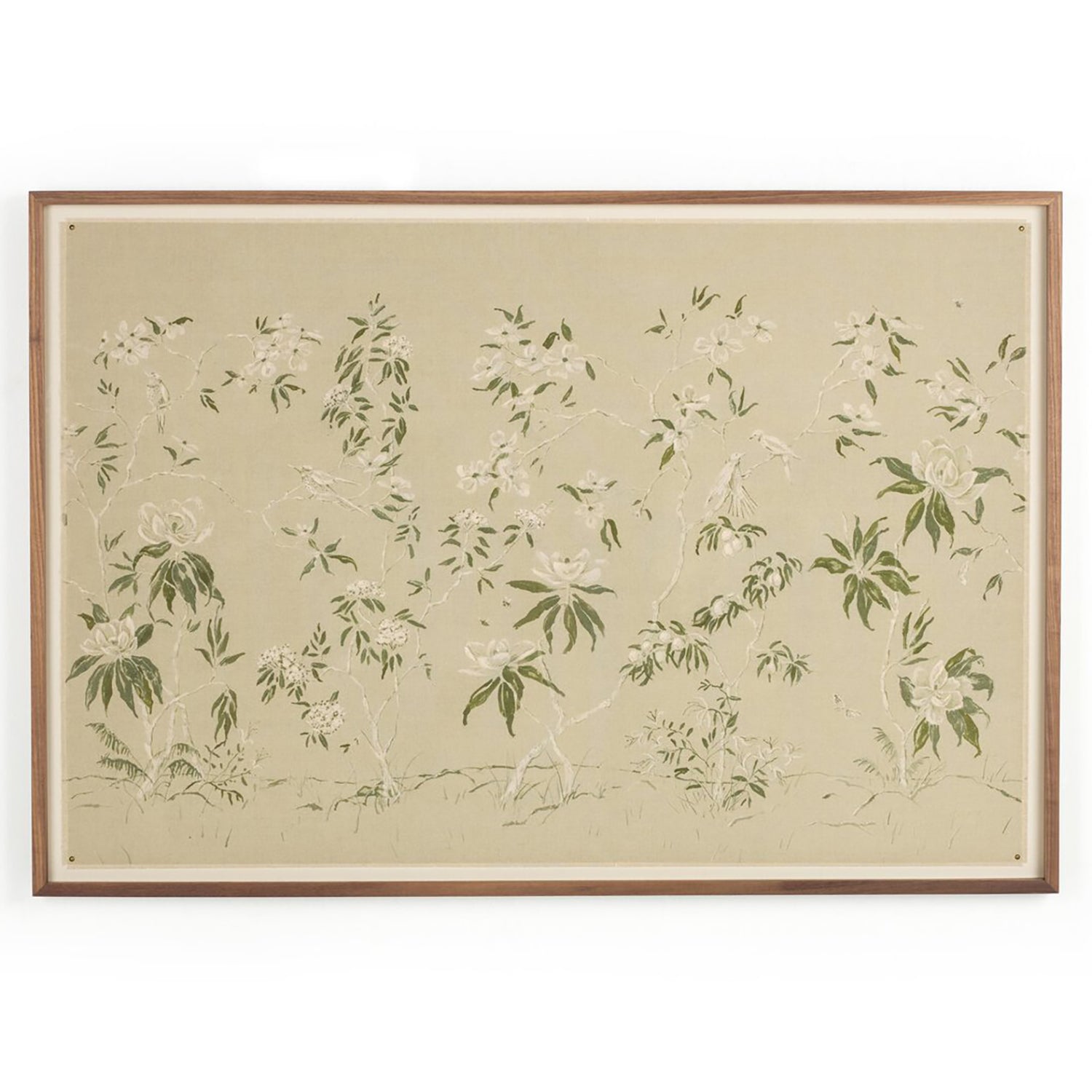 Four Hands x Laurel-Dawn Latshaw Linen Chinoiserie Framed Art