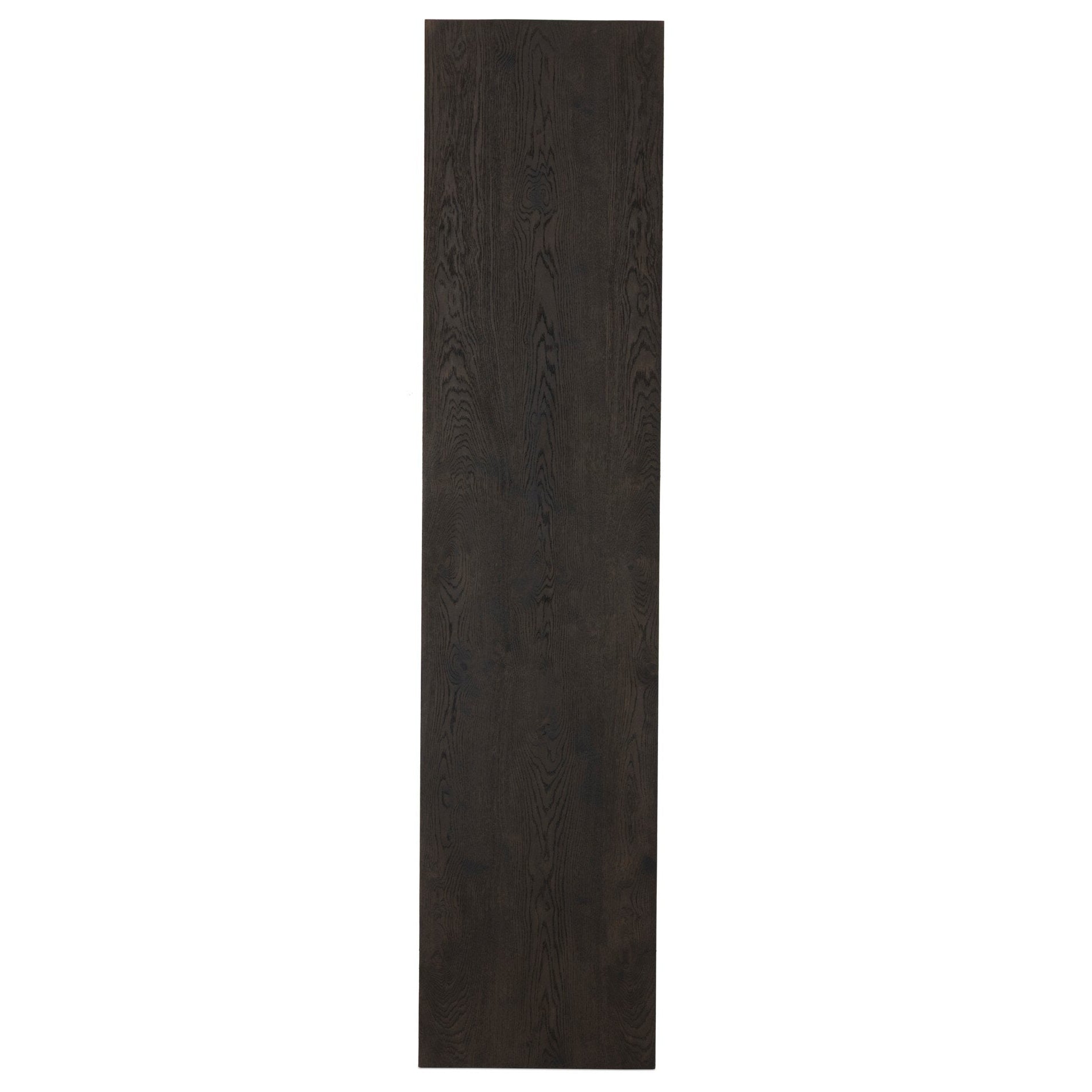 Four Hands Arlington Espresso Oak 2-Door Bookcase side profile