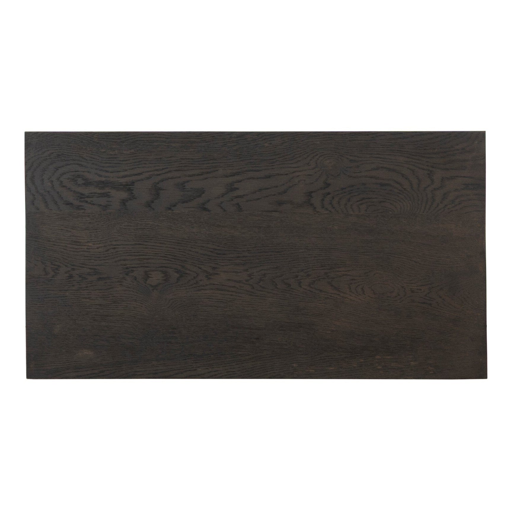 Four Hands Arlington Espresso Oak 2-Door Bookcase top-down view