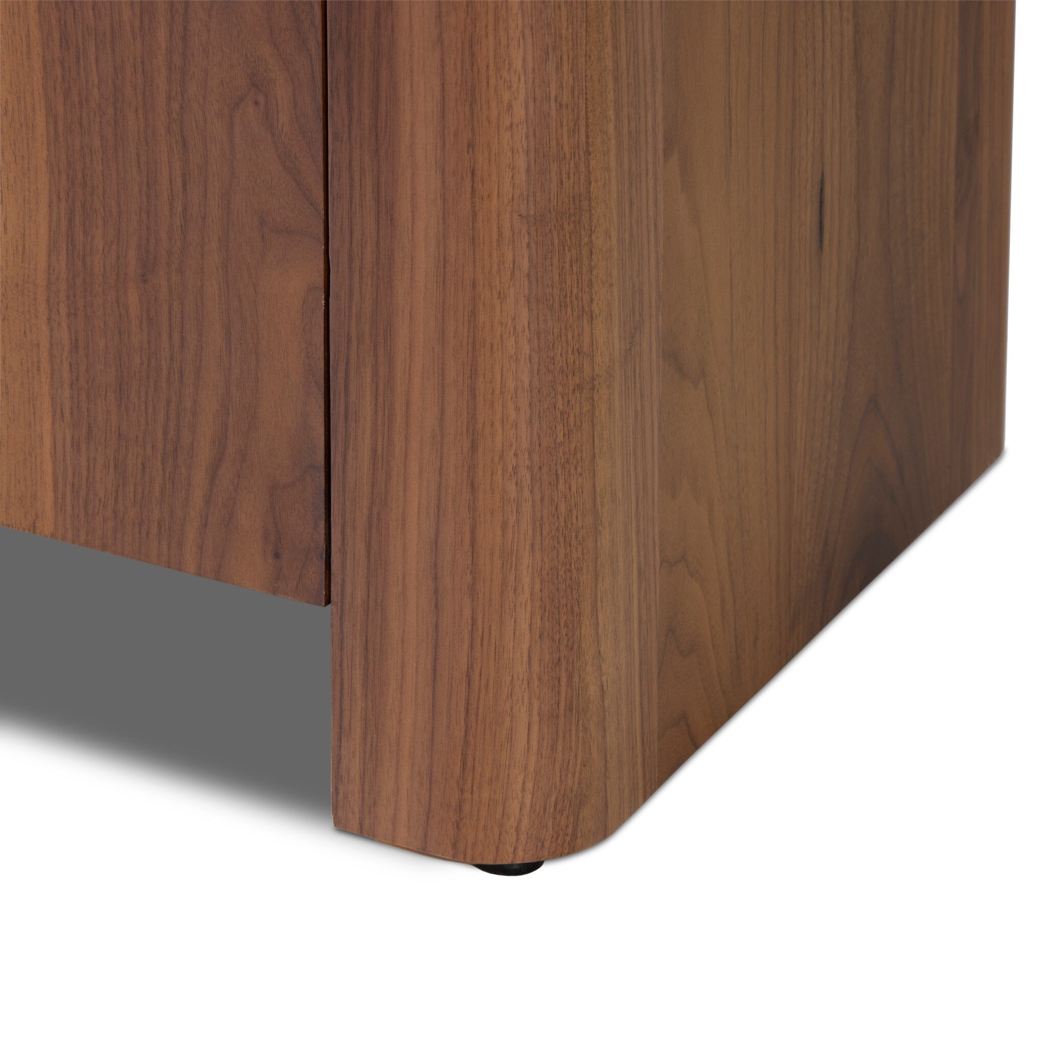 Four Hands Tatum Walnut Natural Small Cabinet — Black Marble
