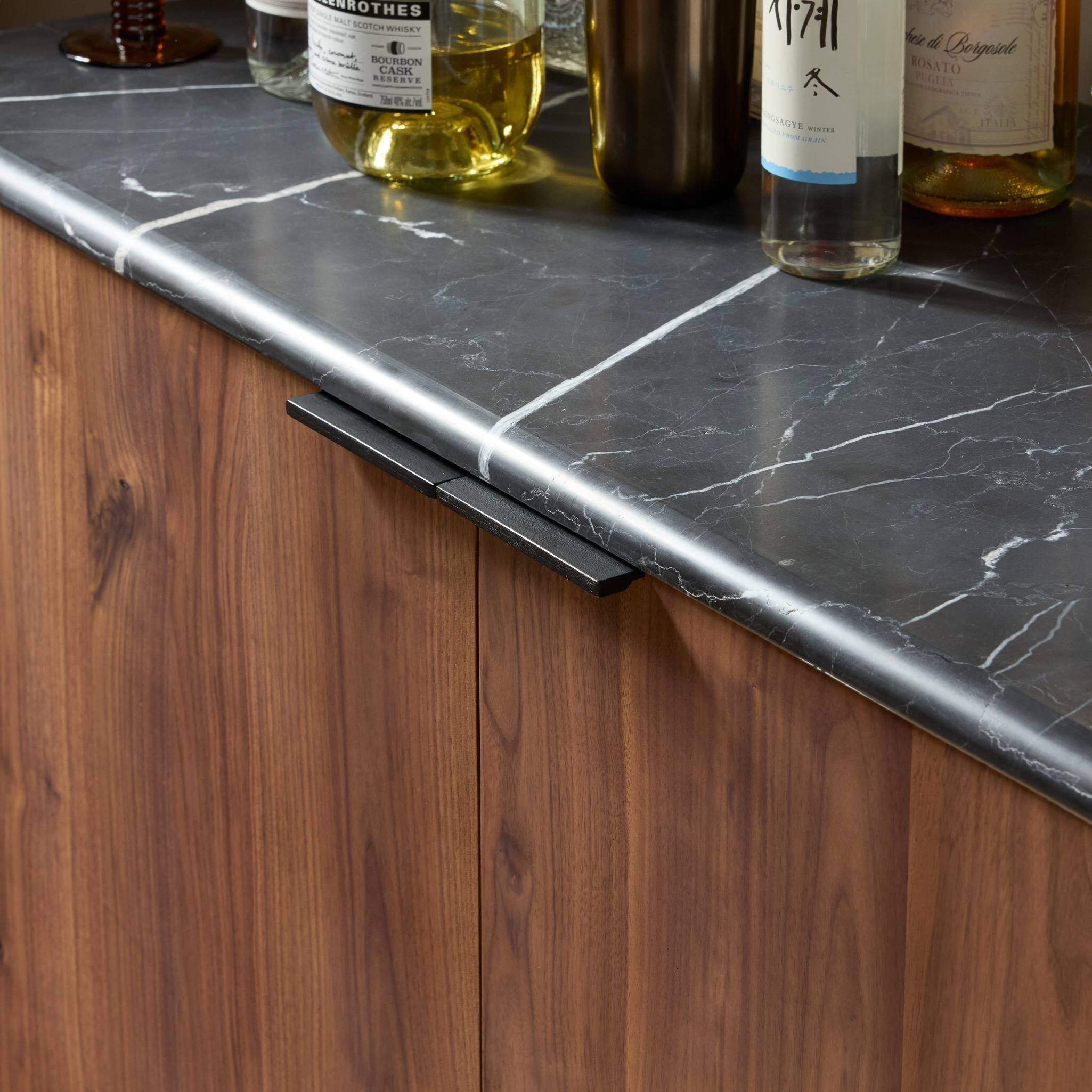 Four Hands Tatum Walnut Natural Small Cabinet — Solid Poplar