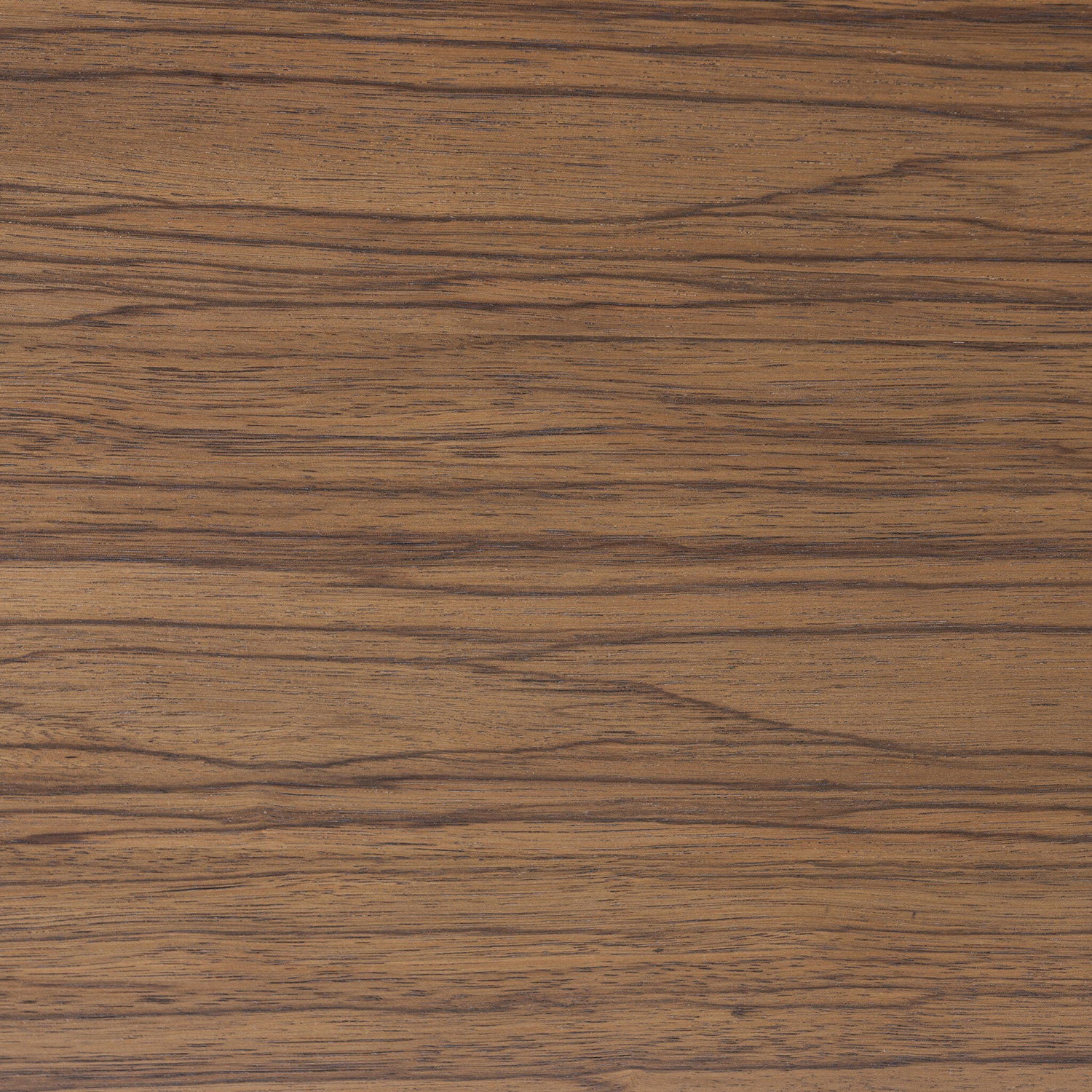 Four Hands Limba Bookcase in medium brown limba veneer, close-up detail of wood grain, view 6