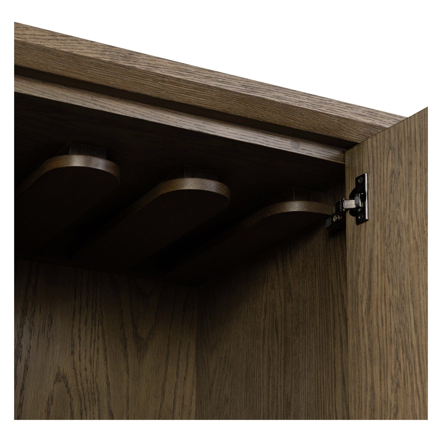 Four Hands Salta Brown Oak Bar Cabinet