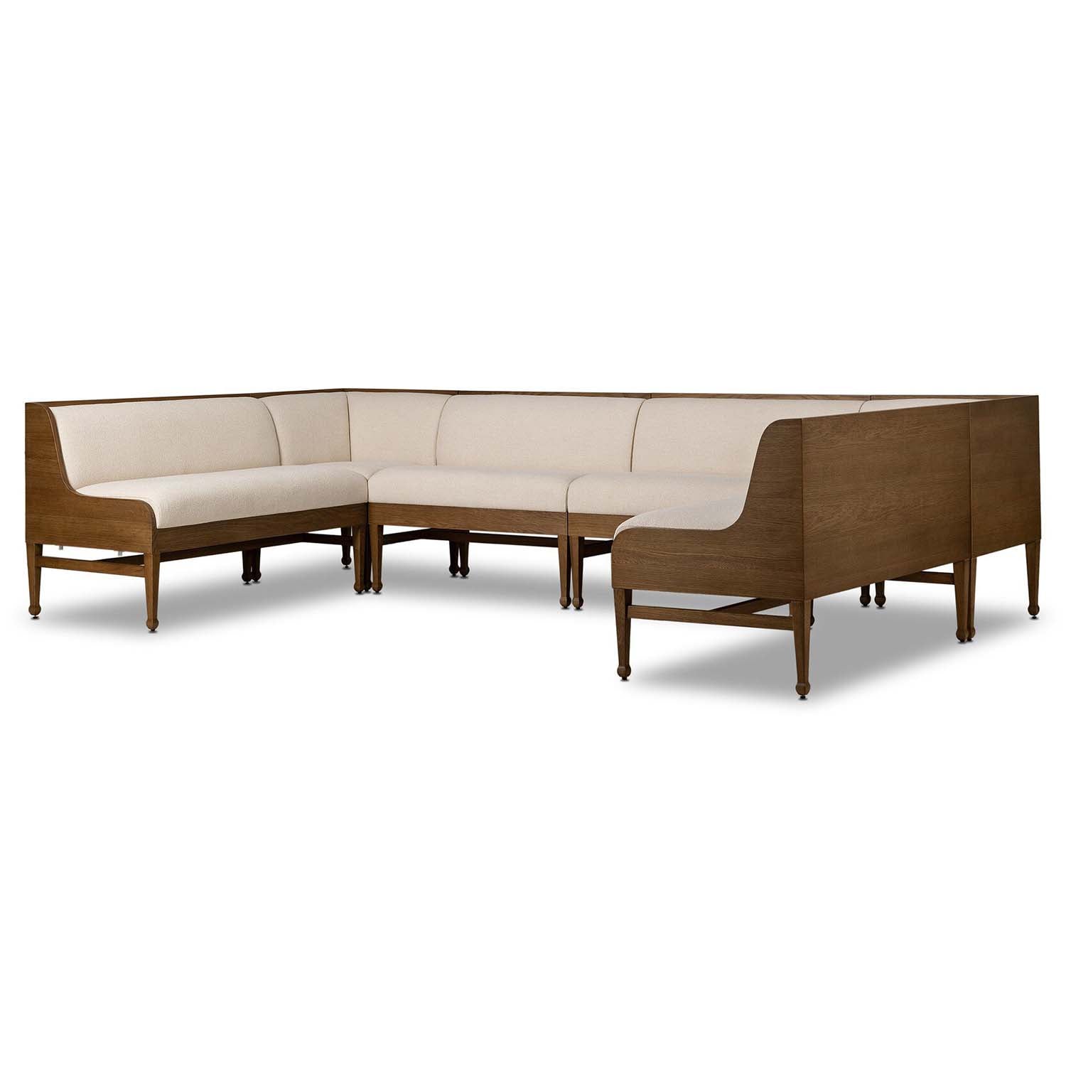 Four Hands Priscilla U Shape Dining Banquette