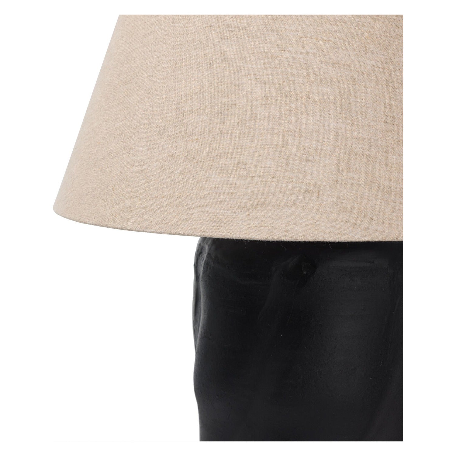 Four Hands Bomba Aged Black Terracotta Table Lamp