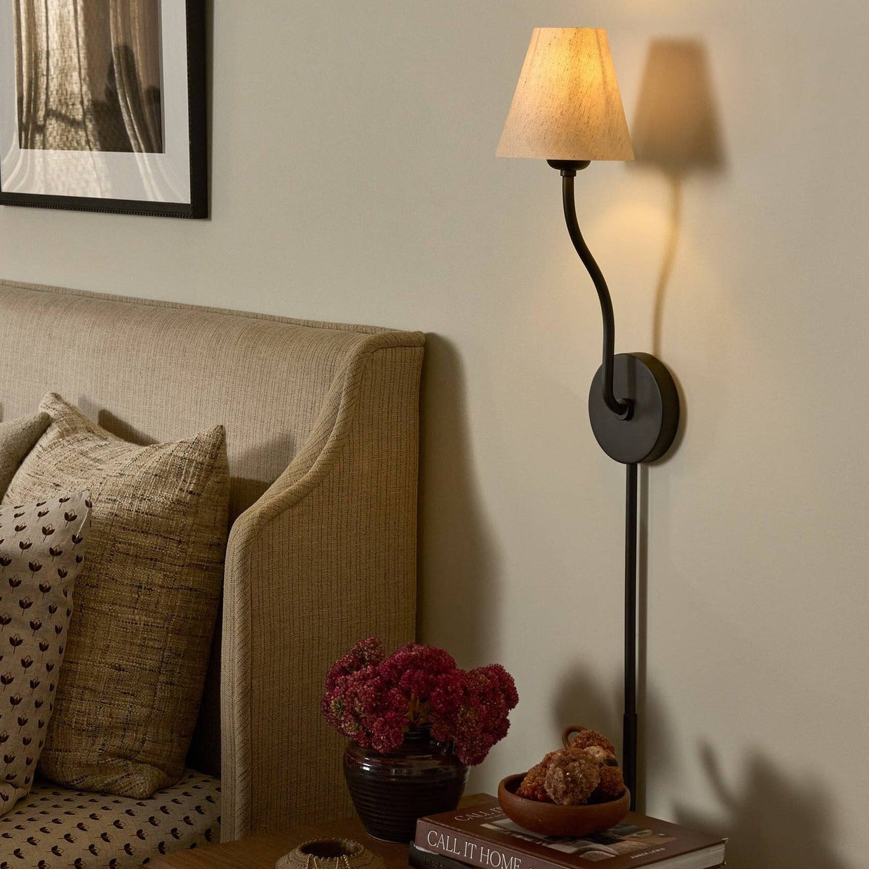 Four Hands Rosaria Natural Bronze Wall Sconce