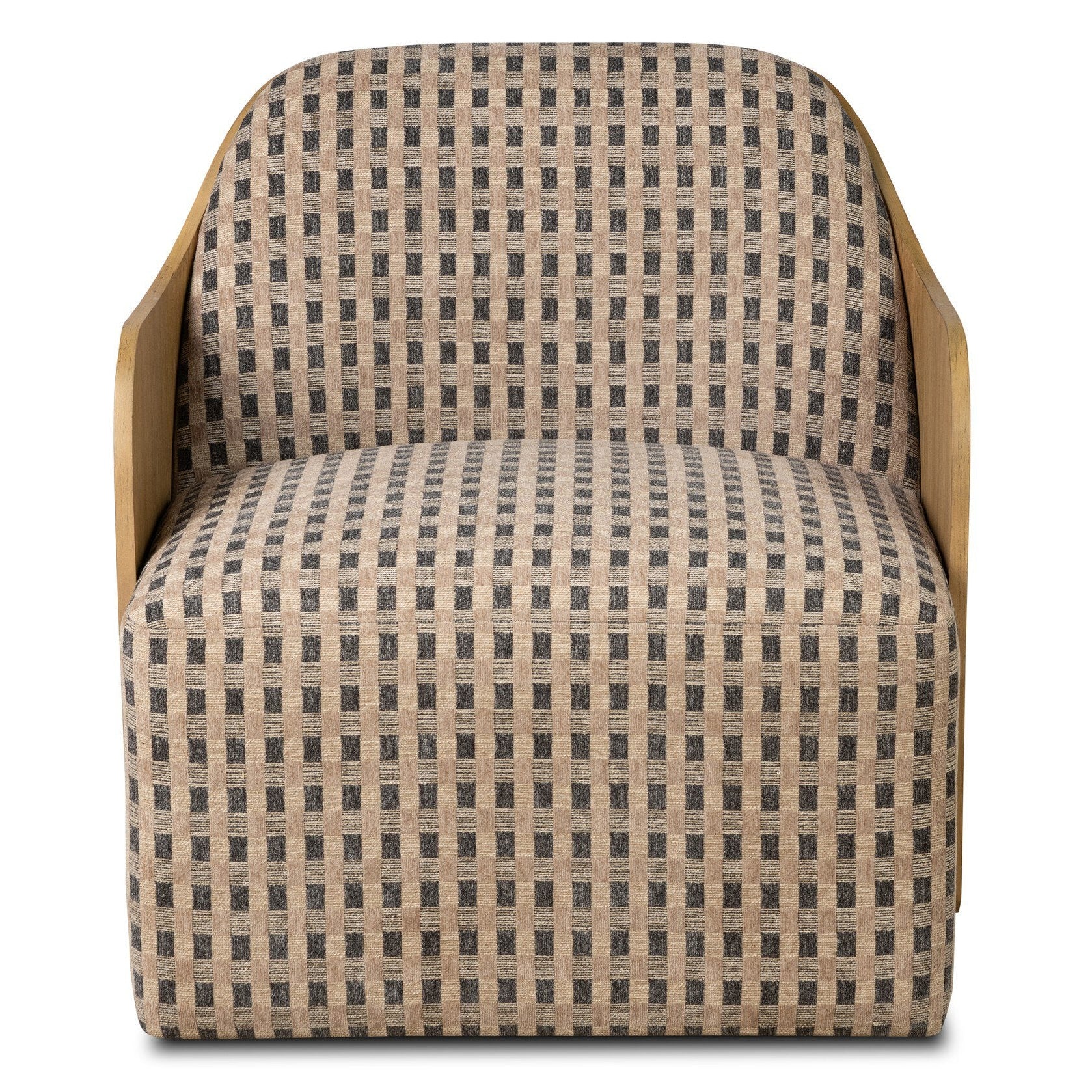 Four Hands Hemphill Firefinch Fawn Swivel Chair front view