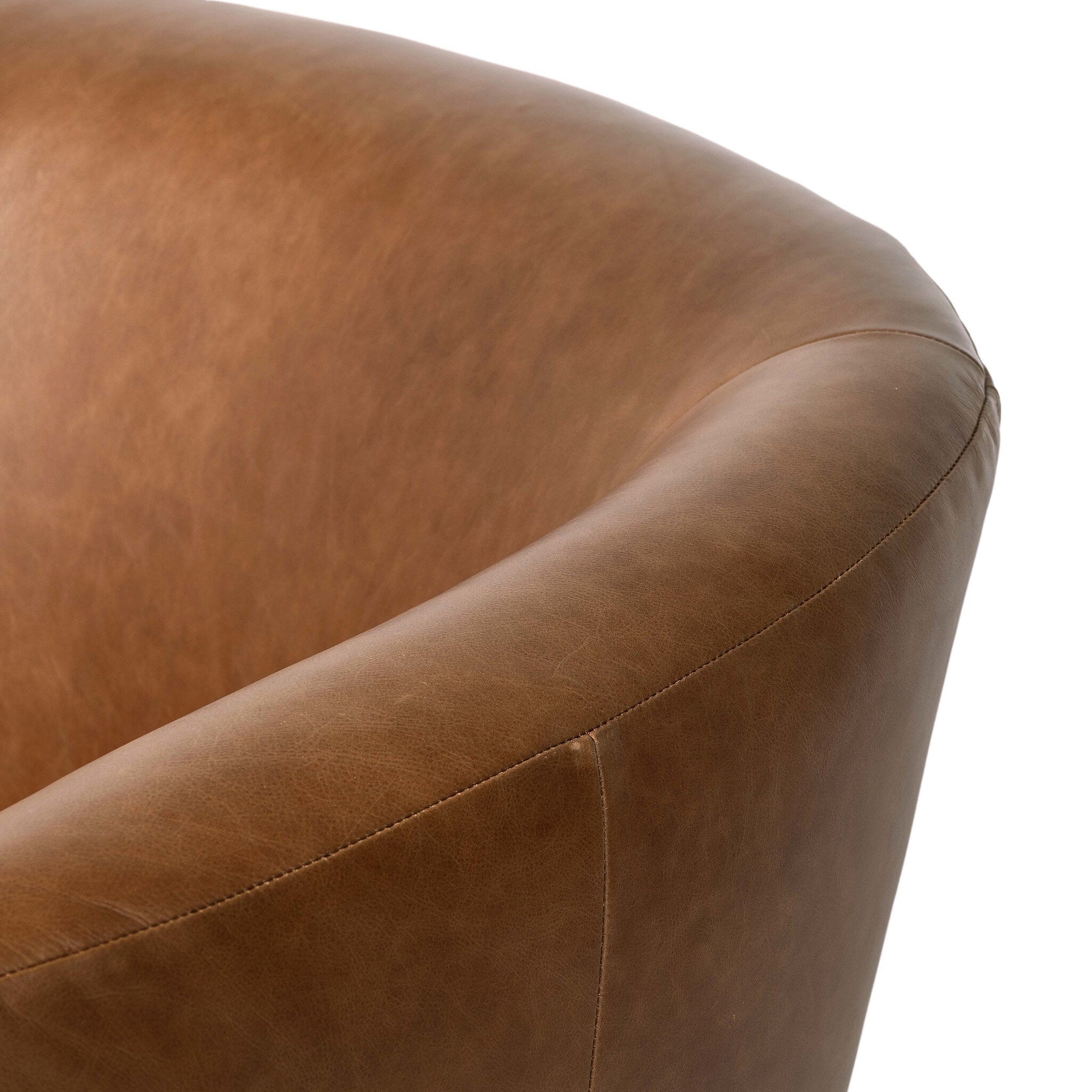 Four Hands Salena Sonoma Chestnut Swivel Chair