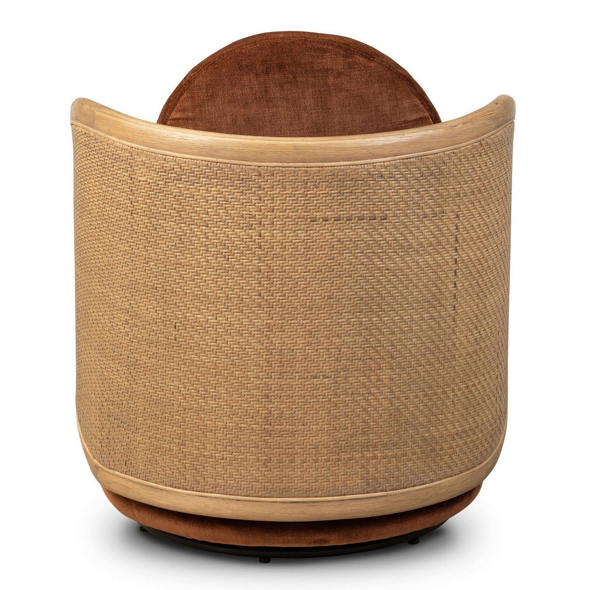 Four Hands Roslin Altair Sienna Swivel Chair - back view
