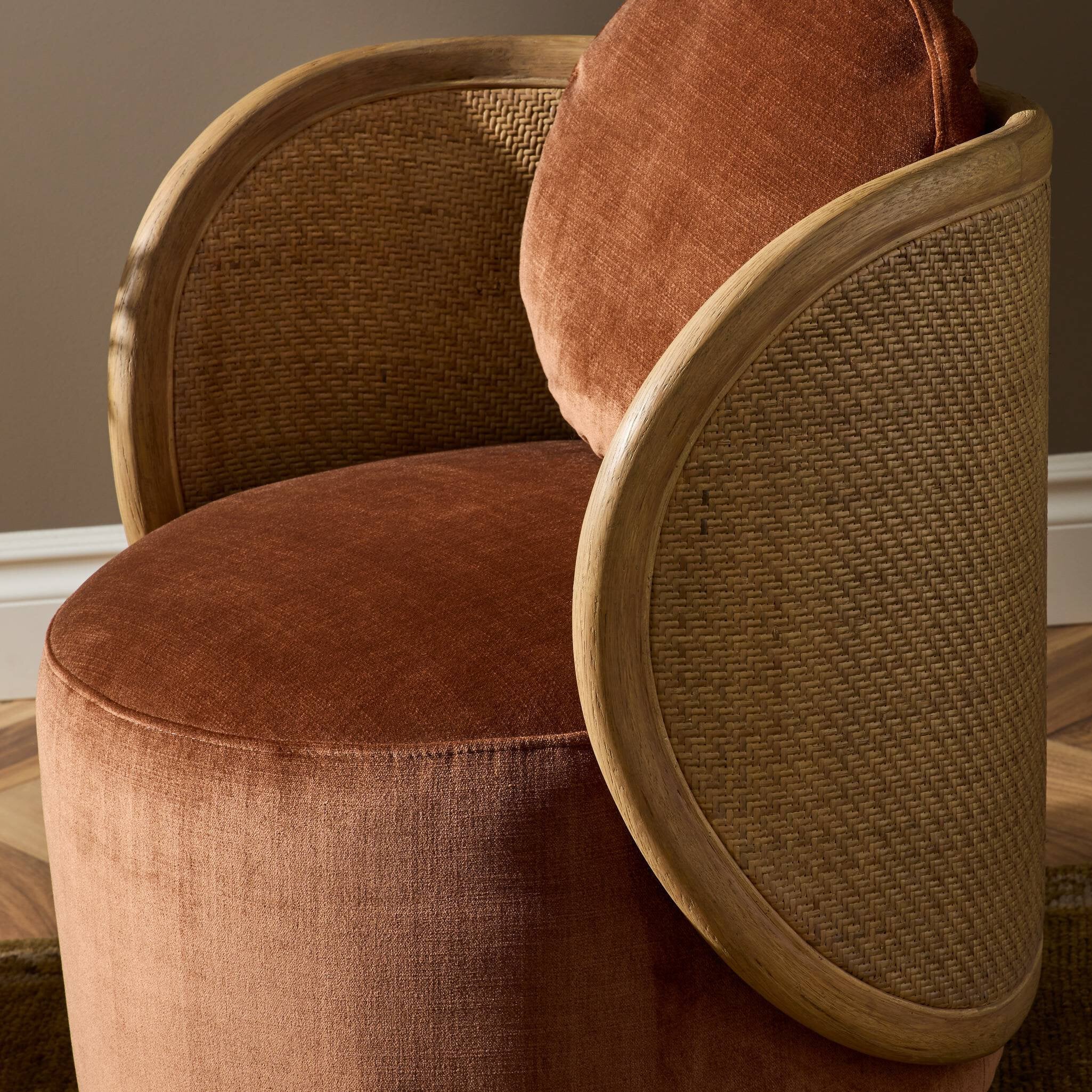 Four Hands Roslin Altair Sienna Swivel Chair - detail view 6