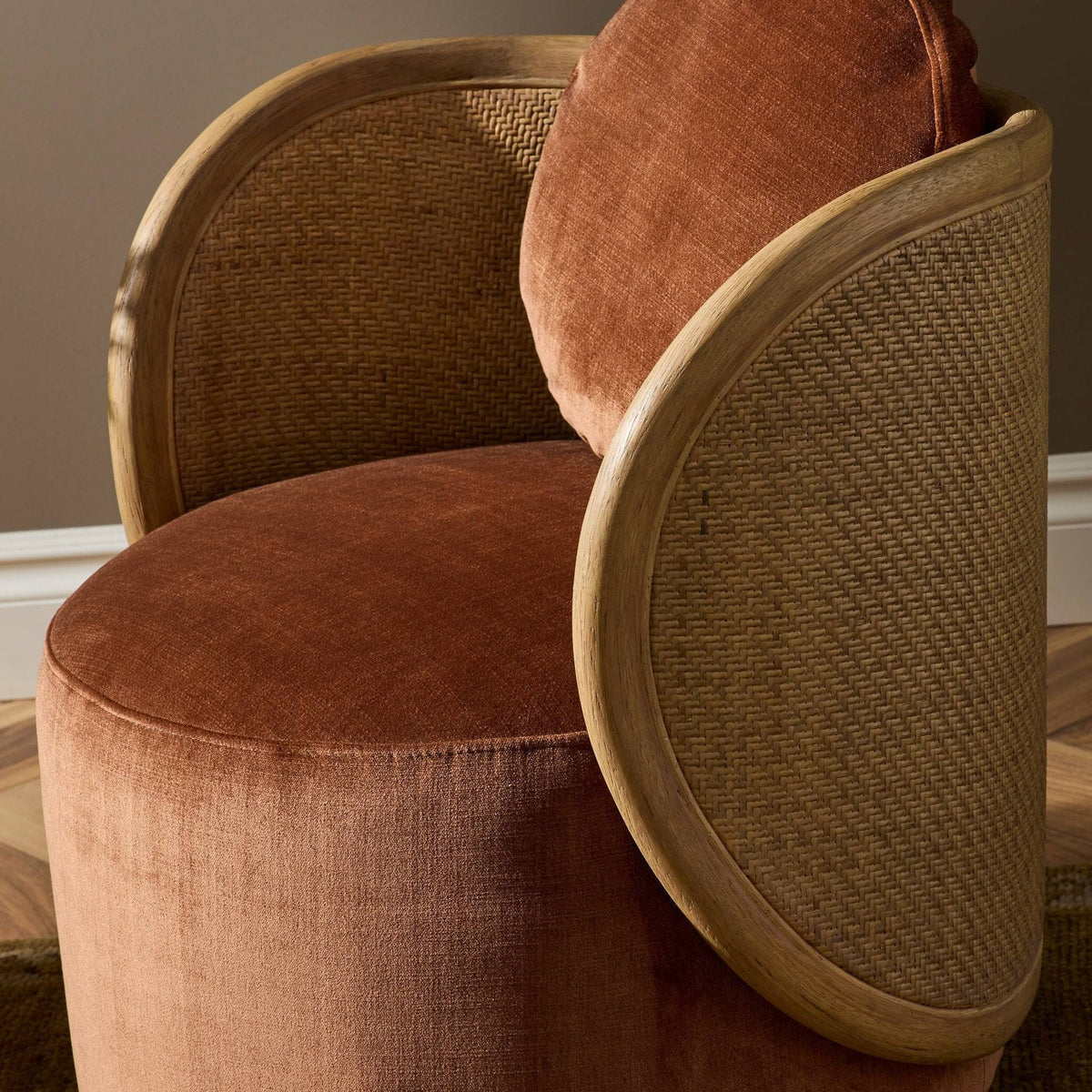 Four Hands Roslin Altair Sienna Swivel Chair - detail view 6