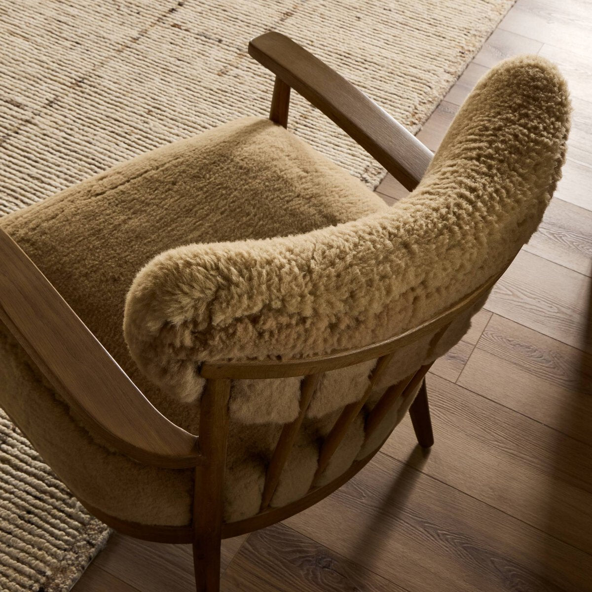 Four Hands Marisol Desert Shearling Chair