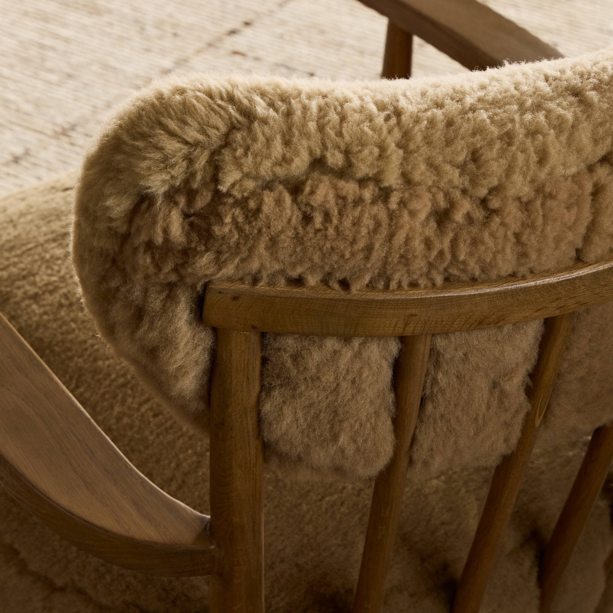 Four Hands Marisol Desert Shearling Chair
