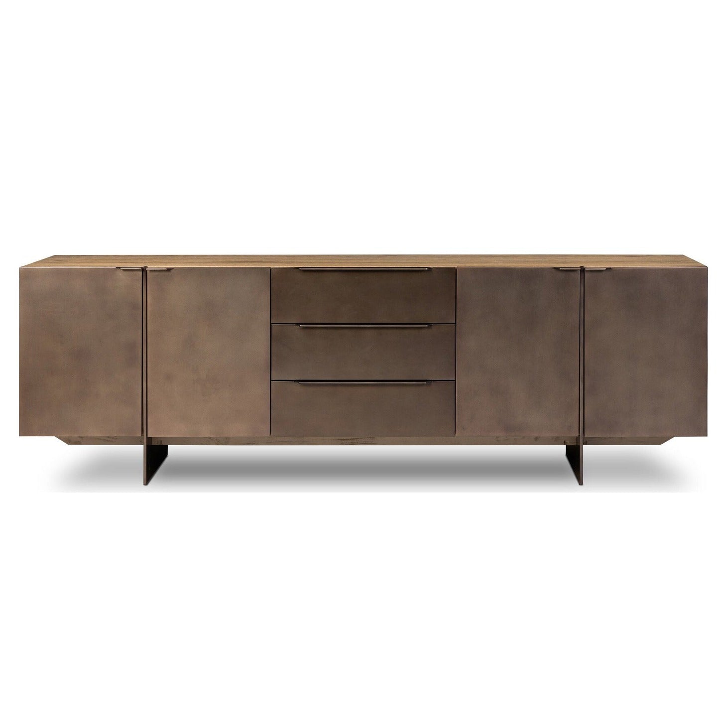 Four Hands Aberdeen Aged Smoked Oak Media Console