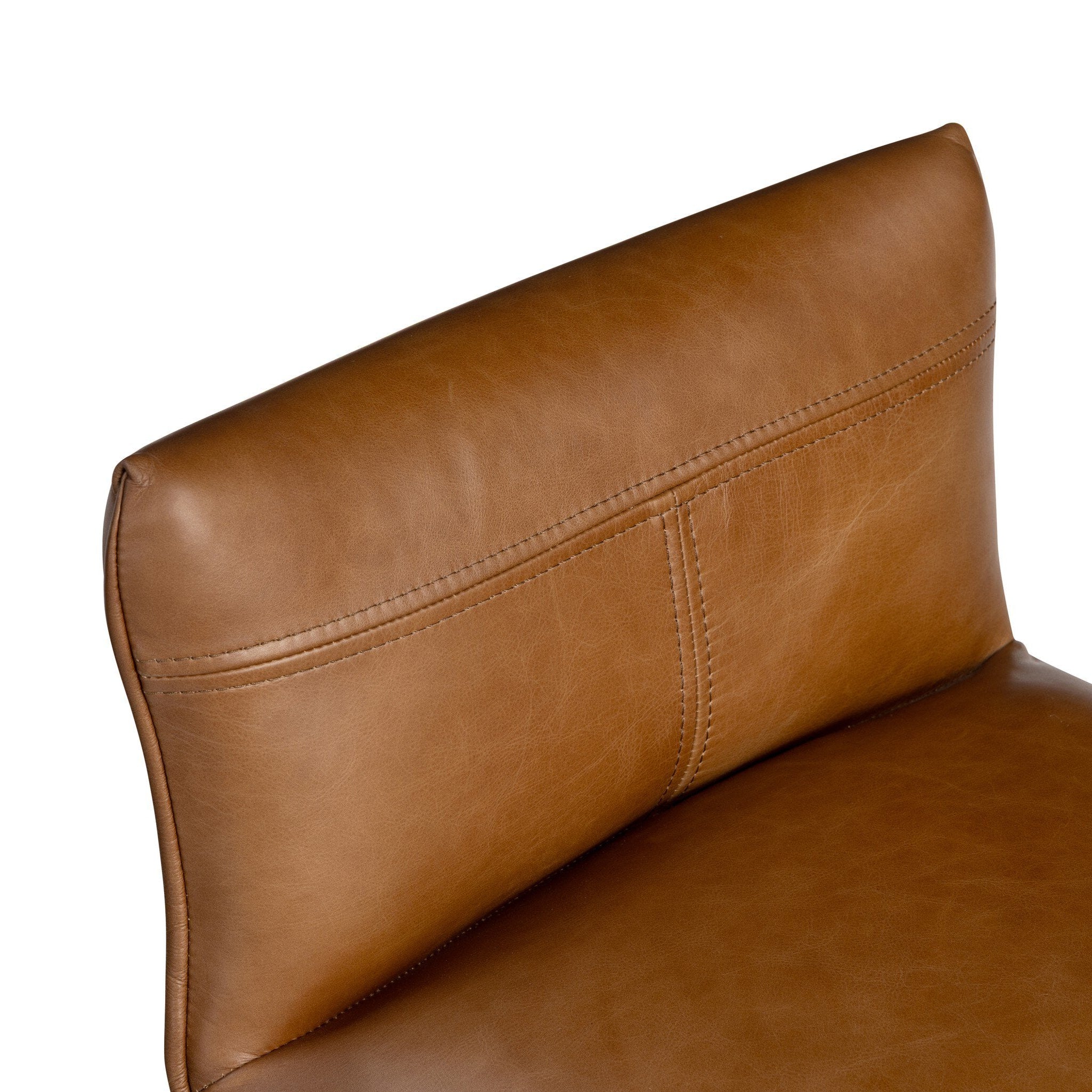 Four Hands Ridley Sonoma Chestnut Swivel Counter Stool - detail view 2