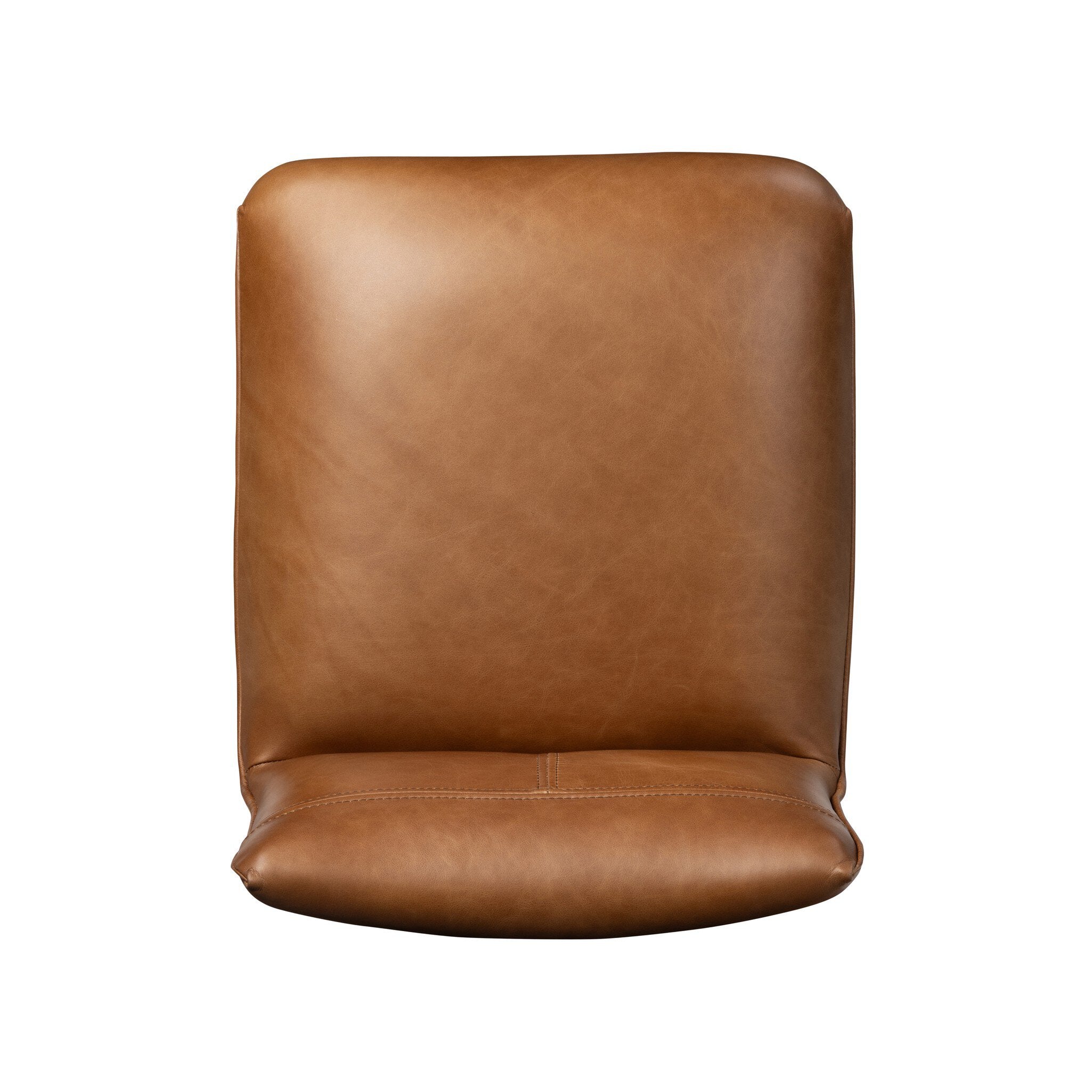Four Hands Ridley Sonoma Chestnut Swivel Counter Stool - top-down view