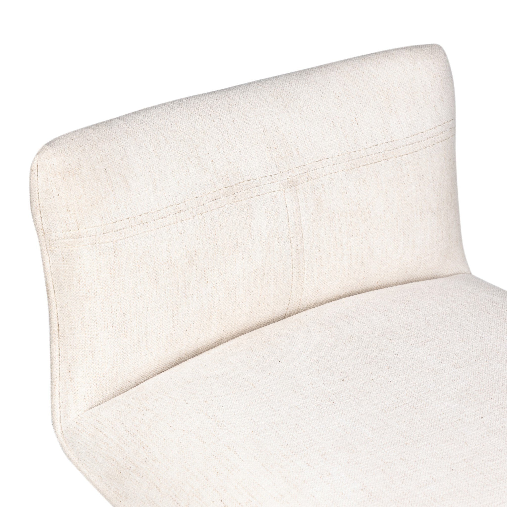 Four Hands Ridley Crypton Nomad Snow Swivel Counter Stool - detail view 2