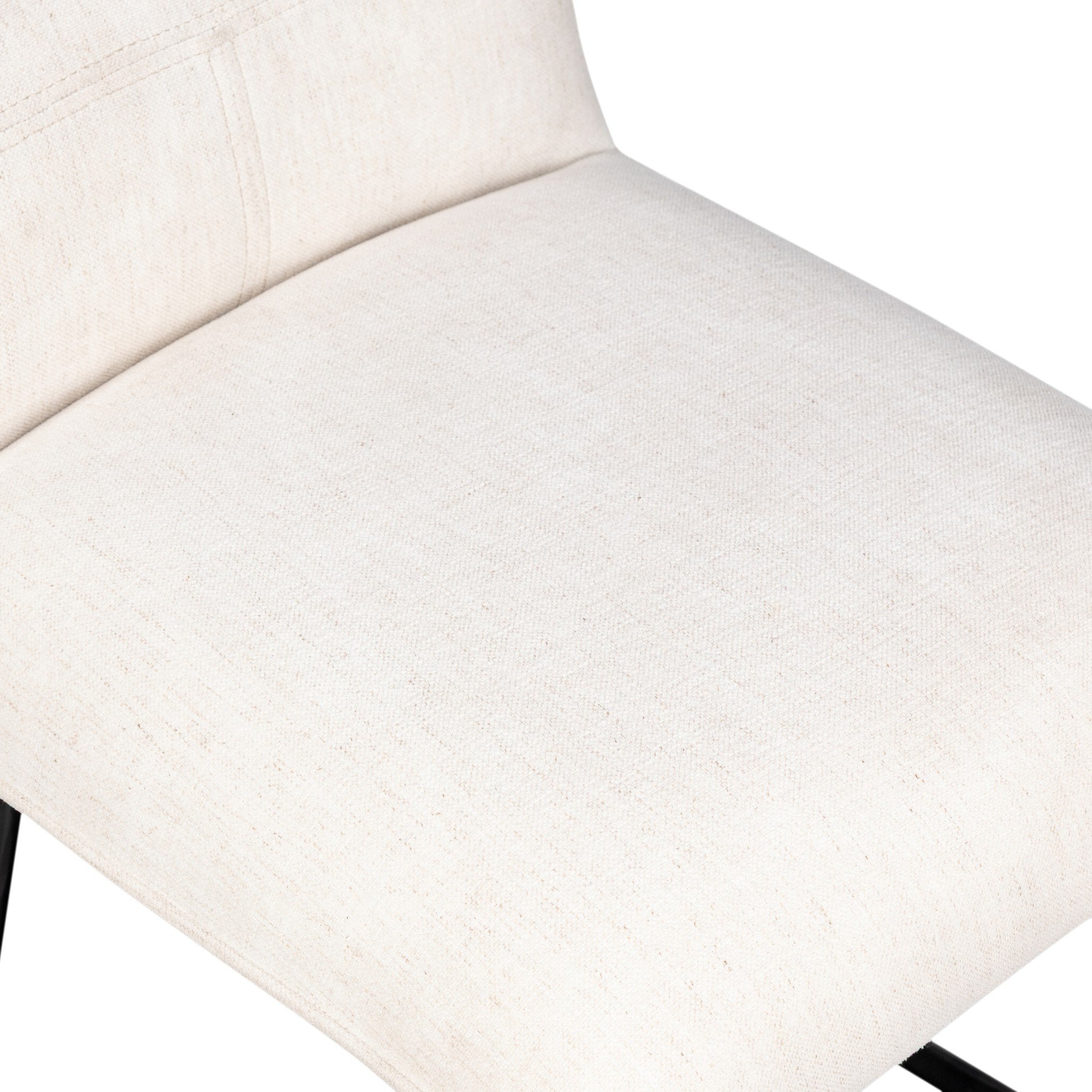 Four Hands Ridley Crypton Nomad Snow Swivel Counter Stool - detail view 3